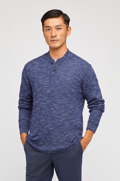 Wool Cashmere Henley Sweater