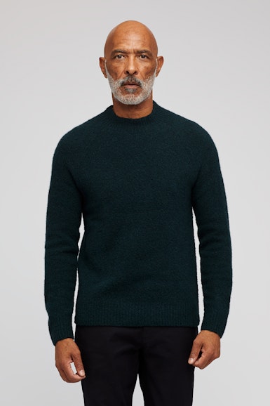 Cashmere Blend Mock Neck Sweater