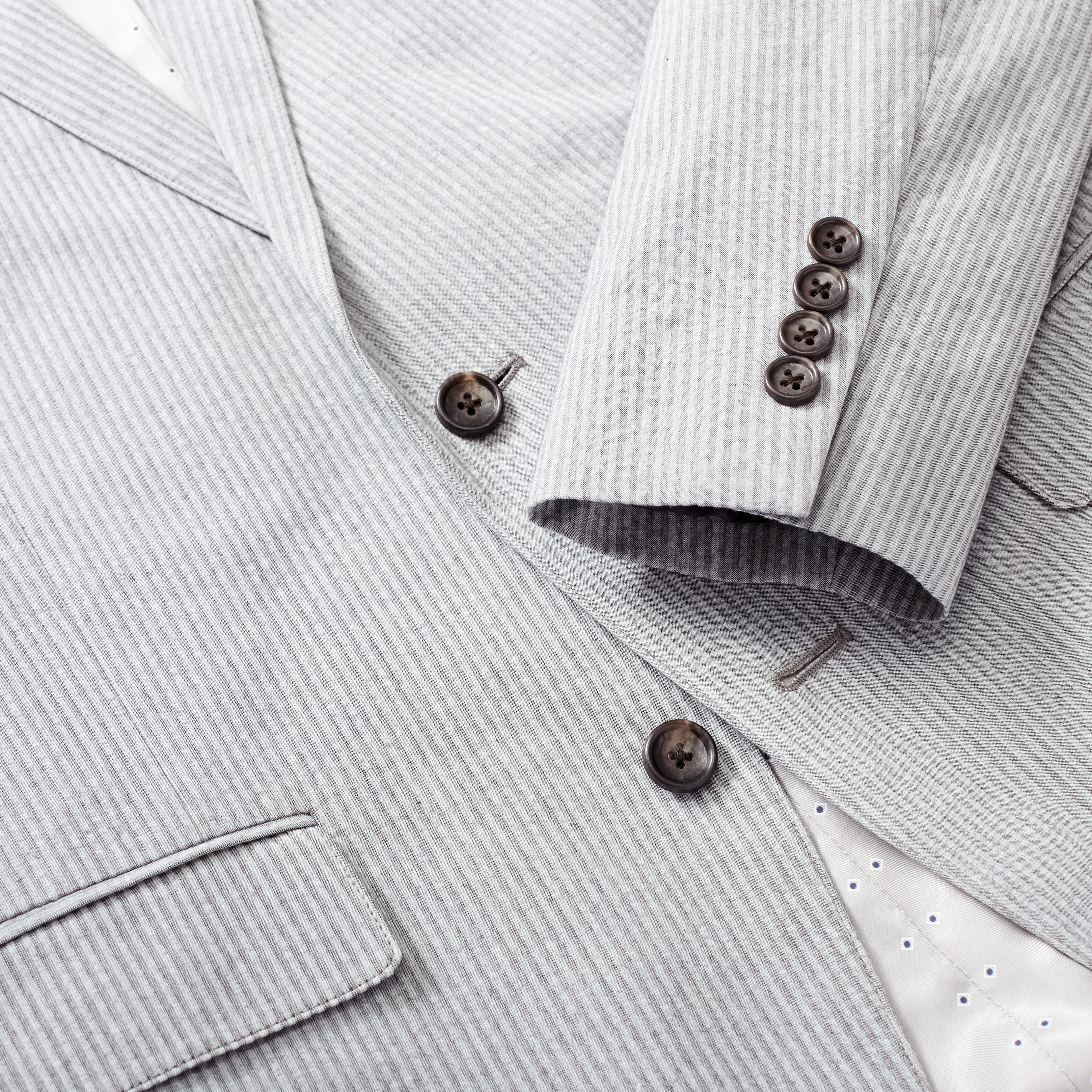 【BAON】25SS★ [BAONHAUS] Revish Seersucker Check Wide PT Seersucker Designer Fabric by the Yard