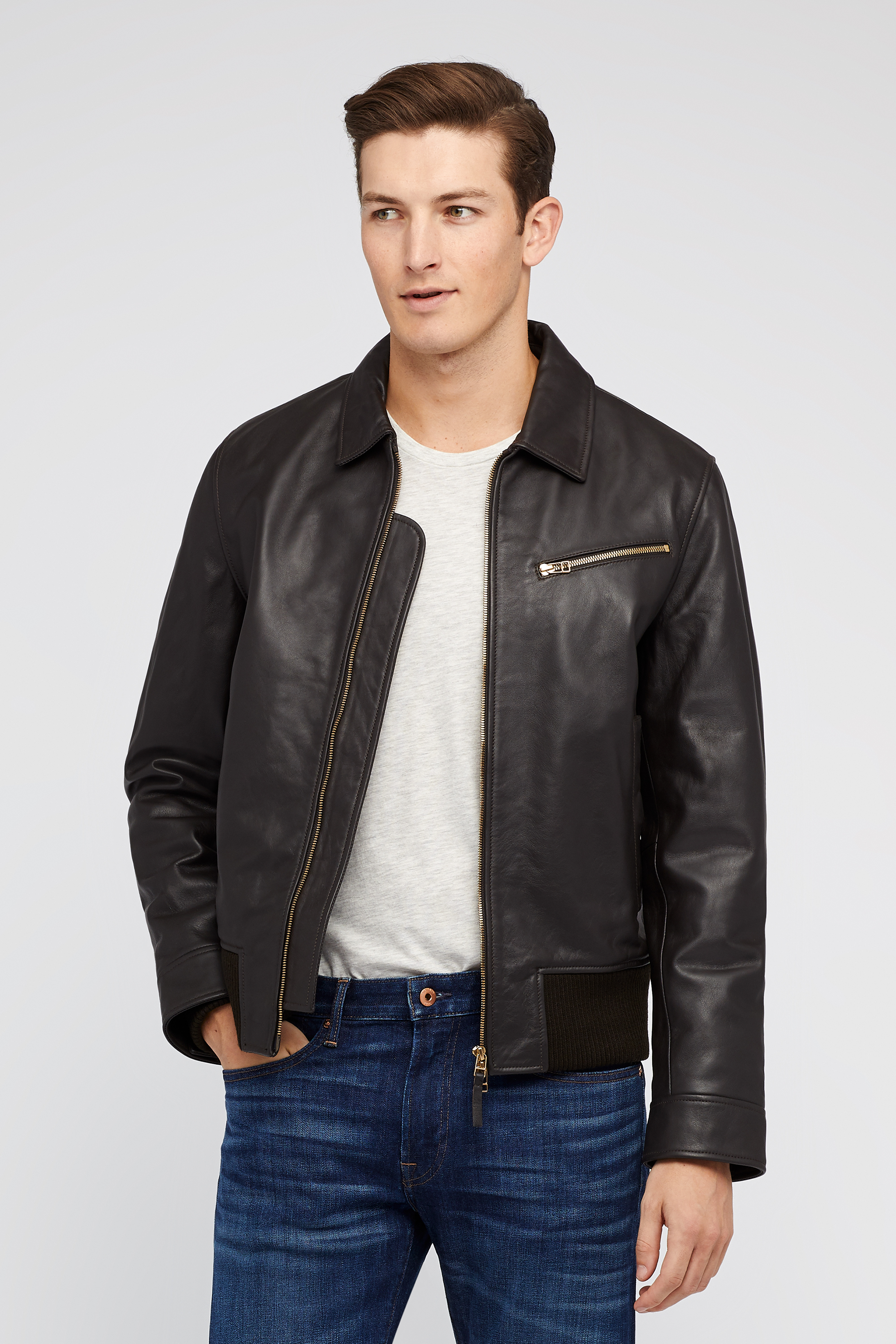 The Leather Bomber Jacket