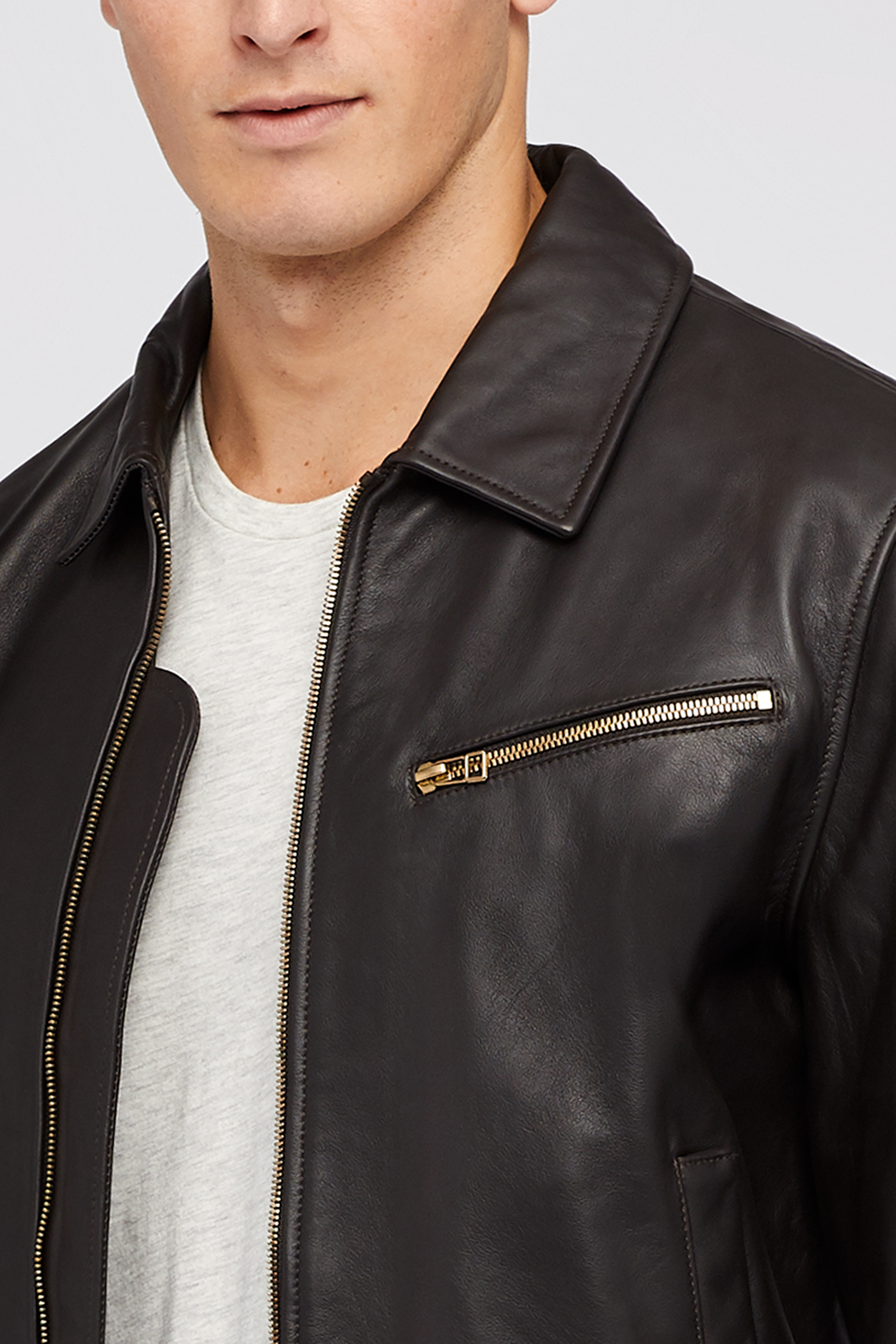 The Leather Bomber Jacket Bonobos