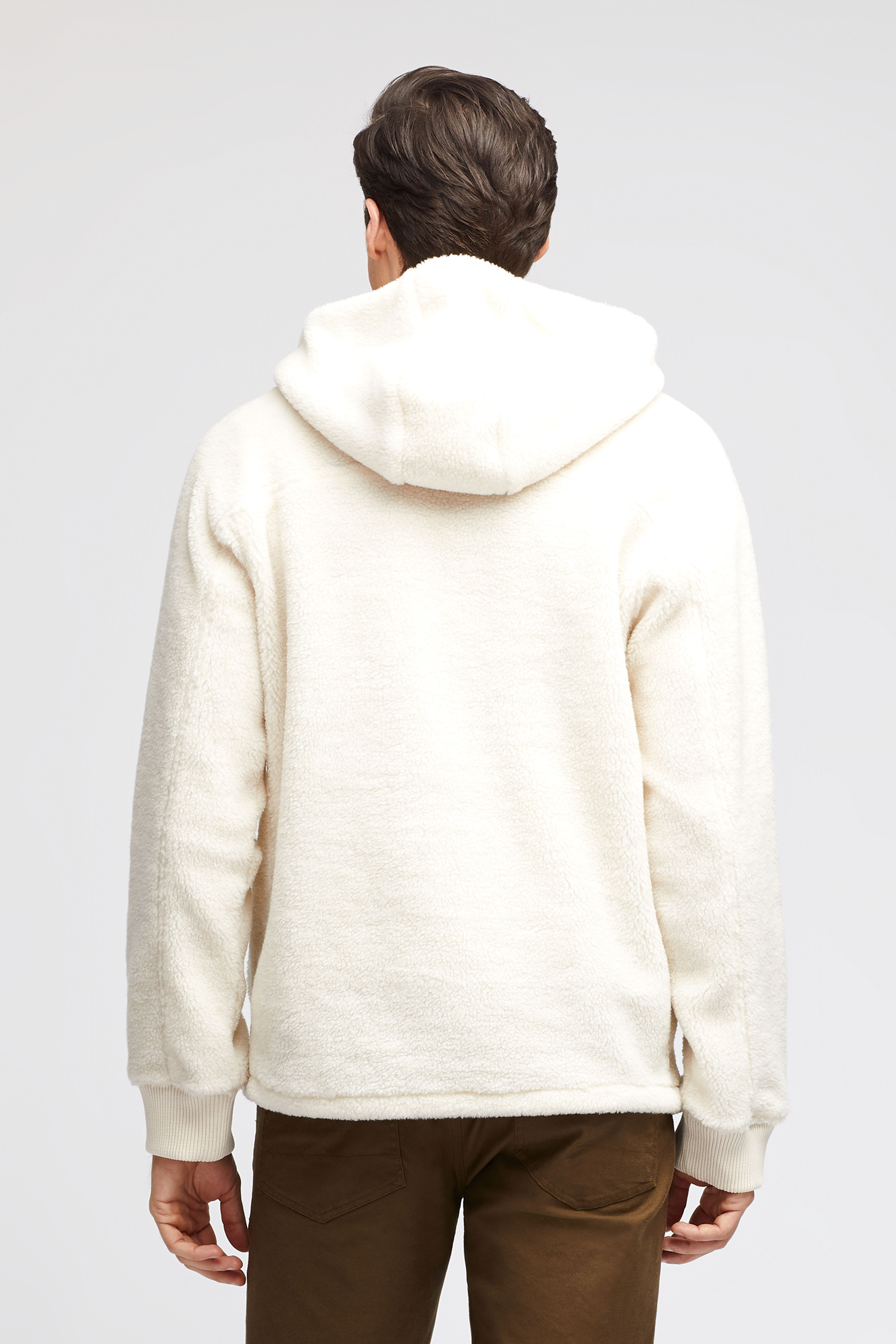 Men's Sherpa Half-Zip Hoodie