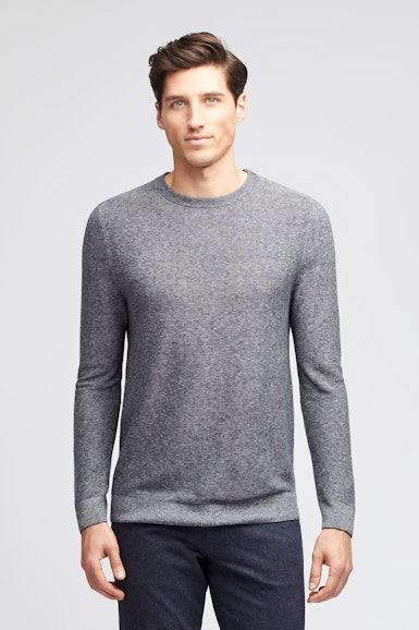 Cotton Linen Crew Neck Sweater