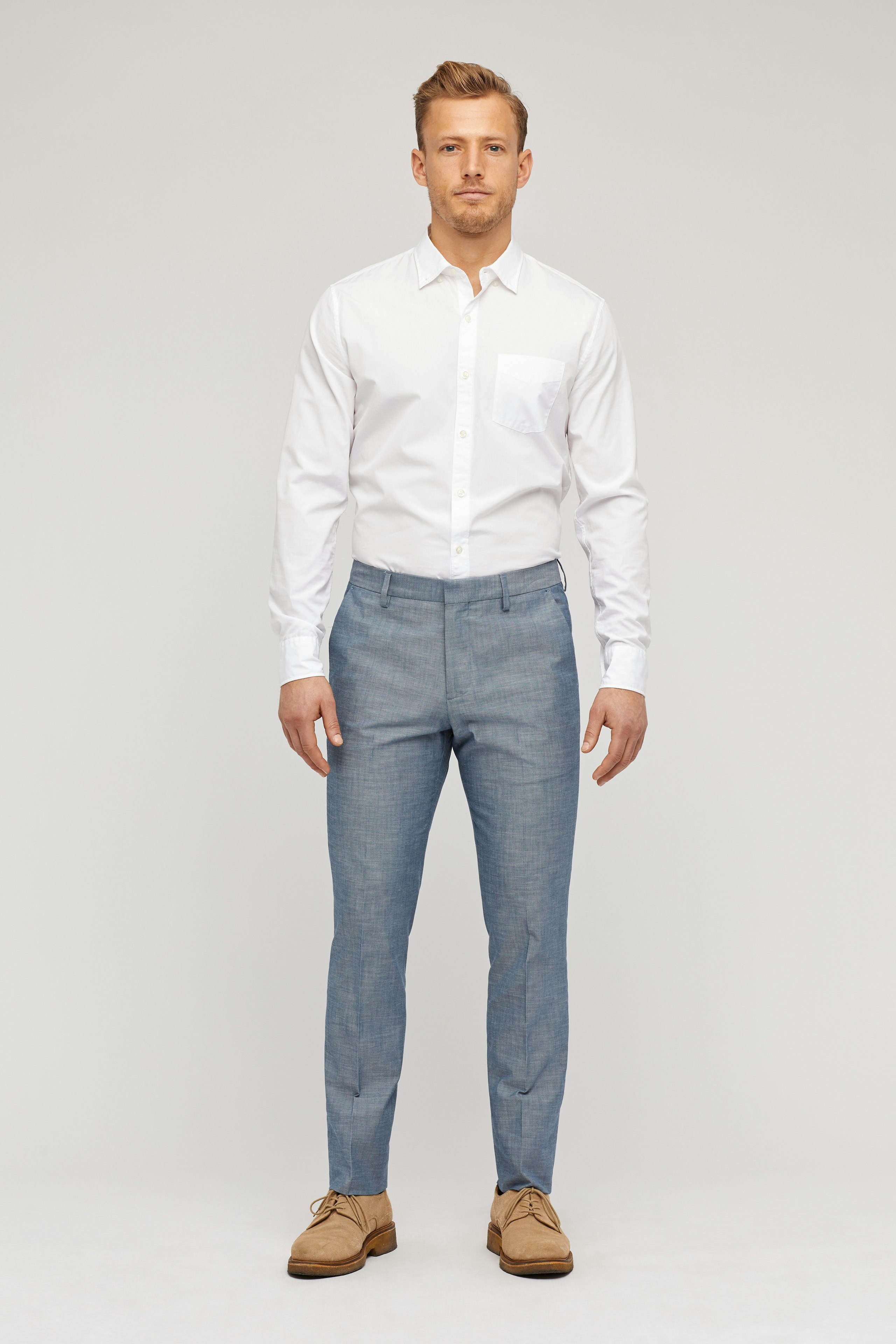 Foundation Chambray Suit Pant