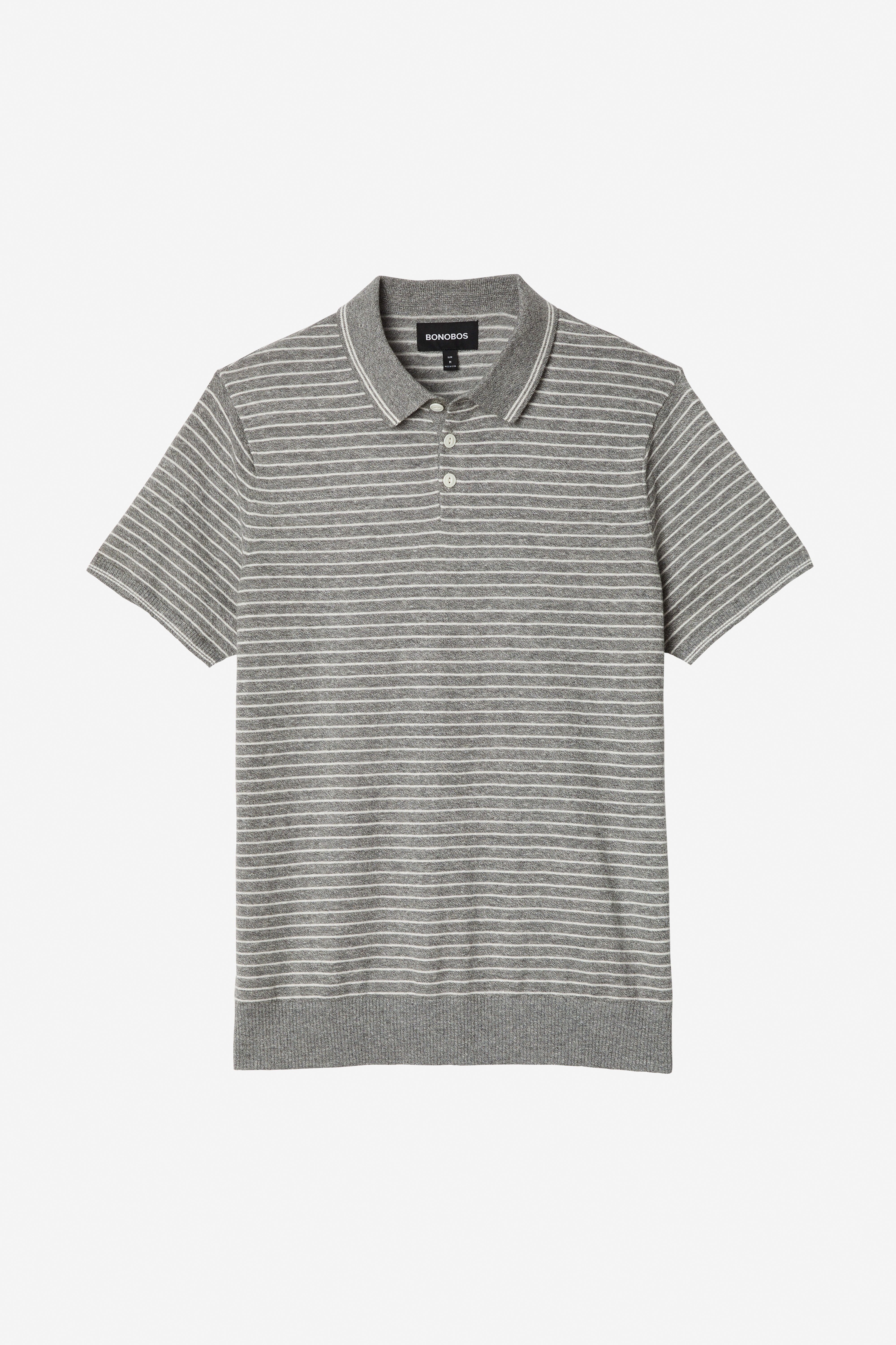 Cotton Linen Sweater Polo