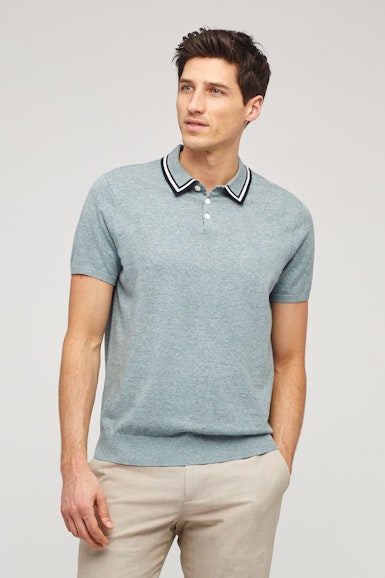 Cotton Linen Sweater Polo