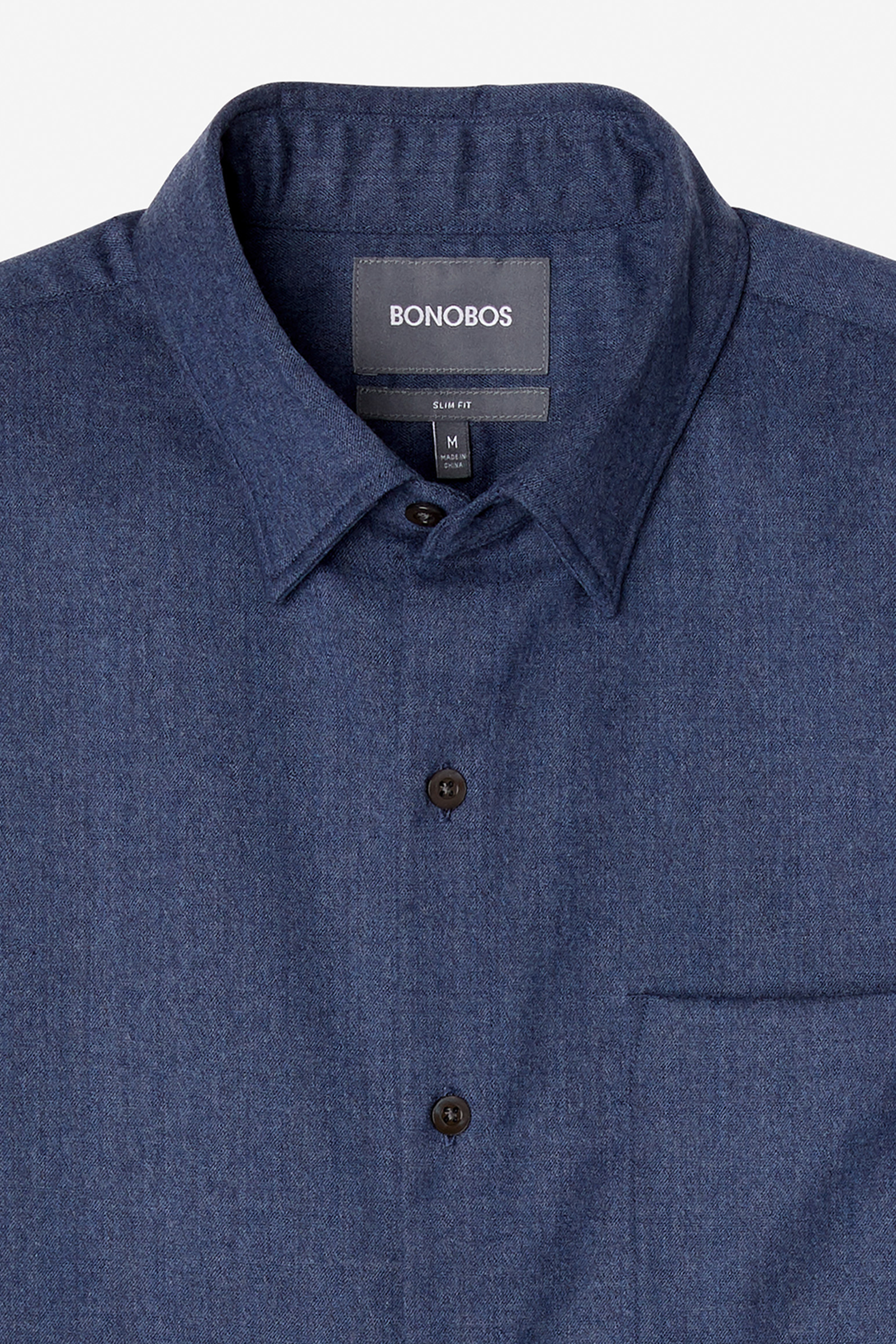 Men's Wool Button Down Shirt