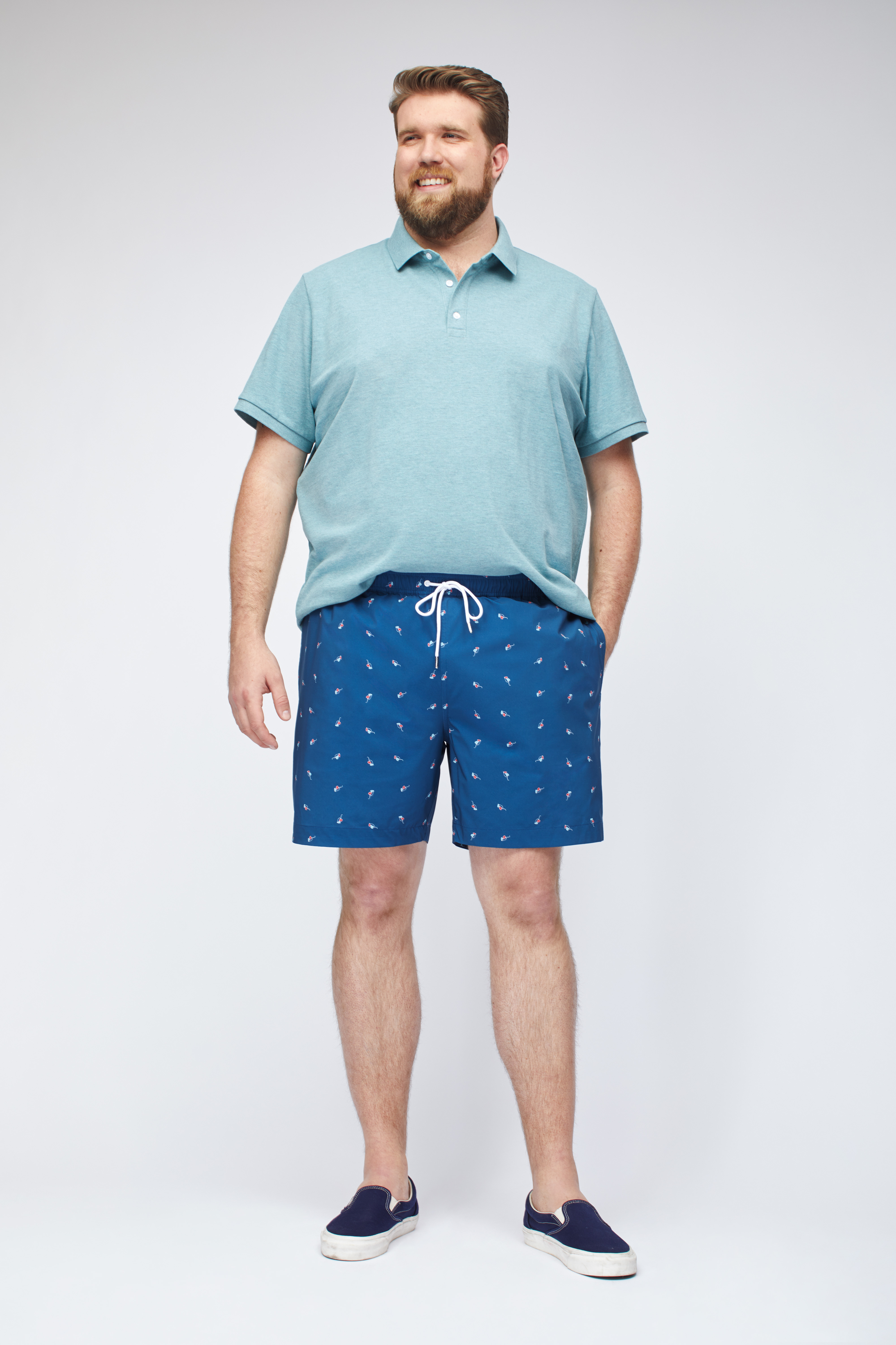 Riviera Swim Trunks Extended Sizes