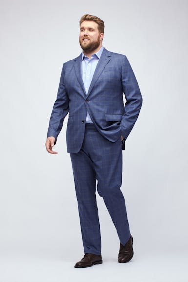 Jetsetter Stretch Wool Suit Extended Sizes