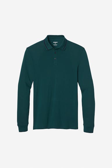Superfine Pique Long Sleeve Polo