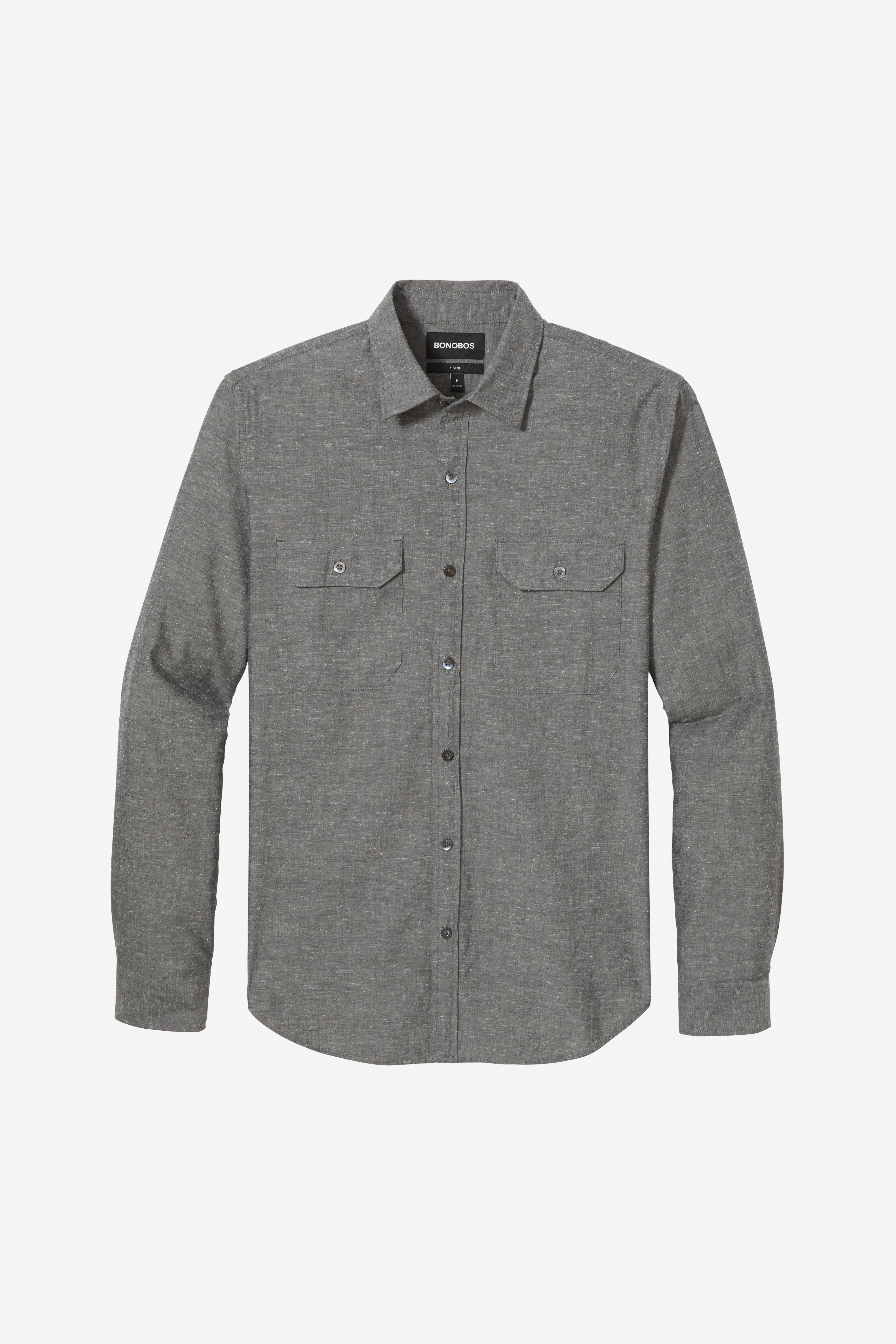 Flecked Chambray Shirt