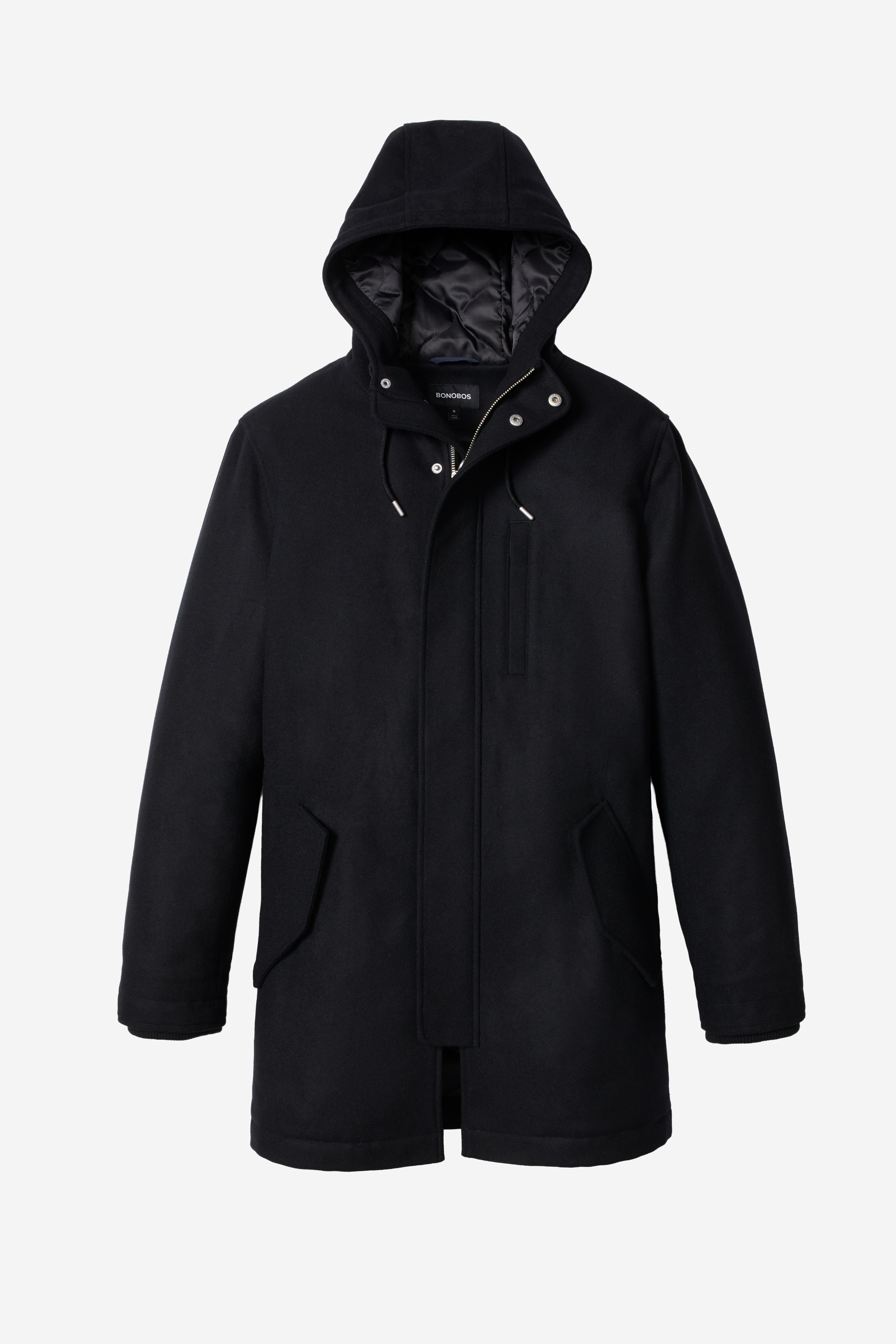 The Wool Parka - Water Repellent, Hooded & Quilted