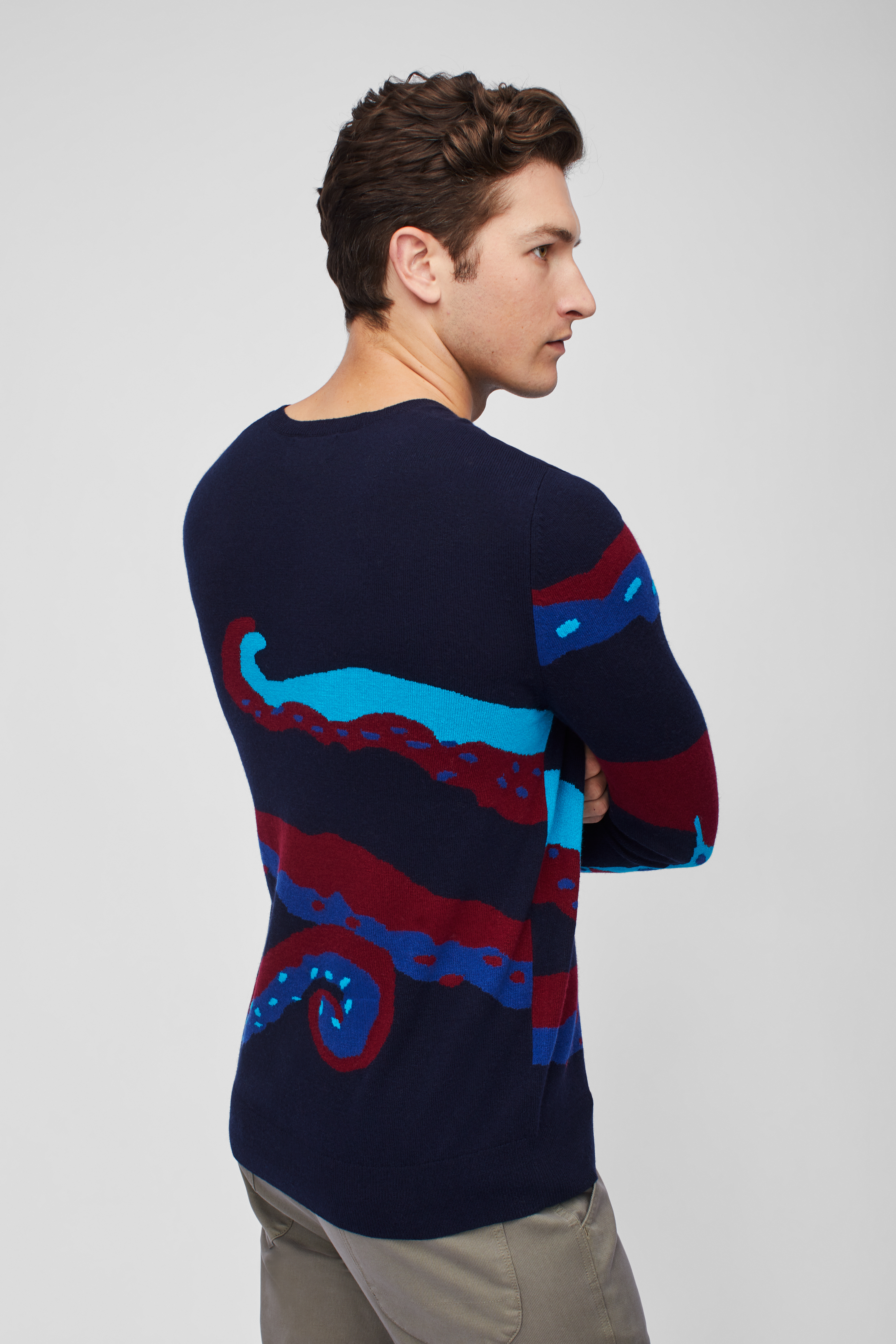 Octopus Crew Neck Sweater