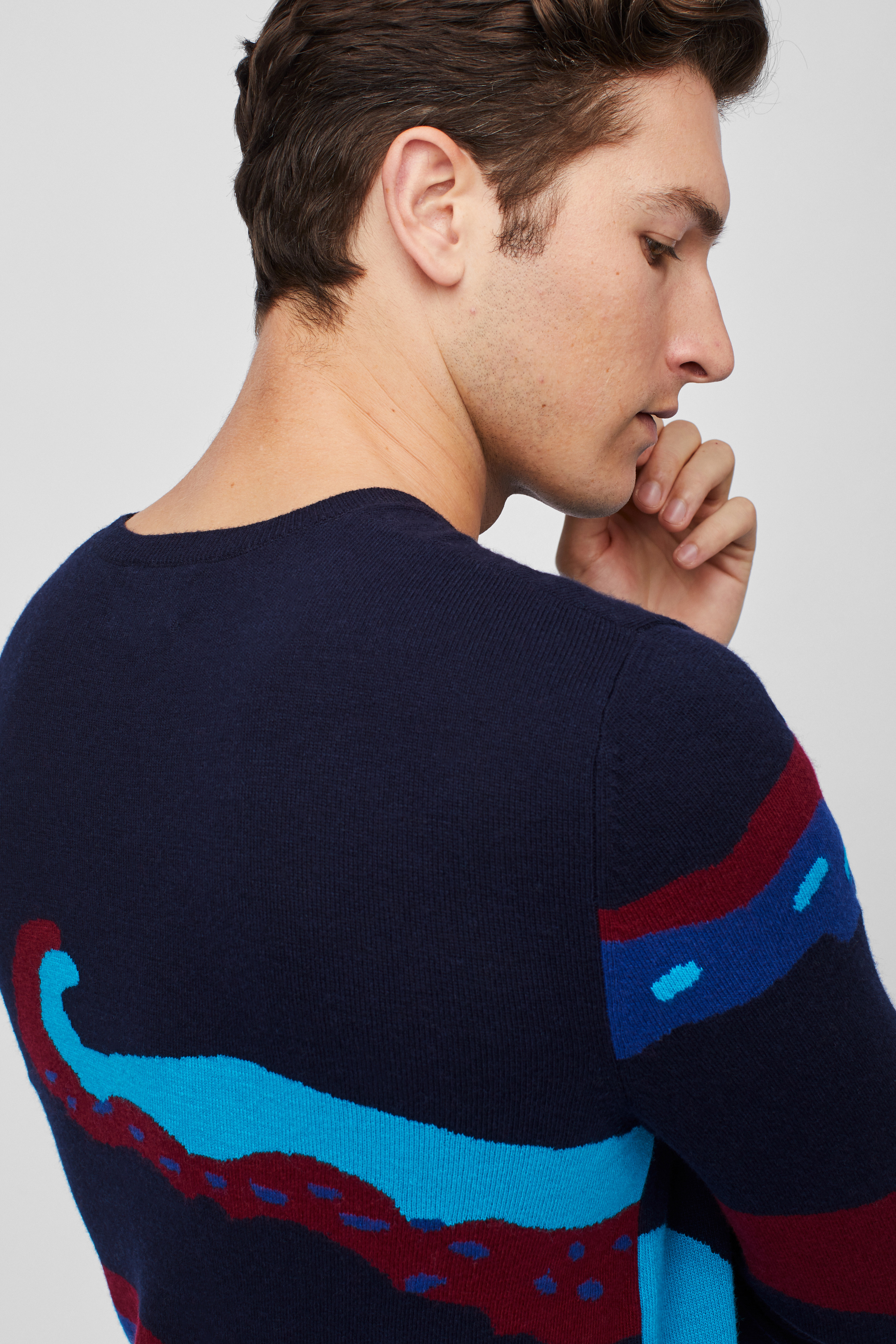 Octopus Crew Neck Sweater