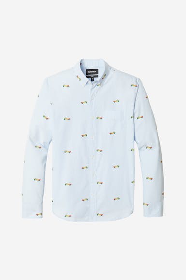 Washed Button-Down Shirt Extended Sizes