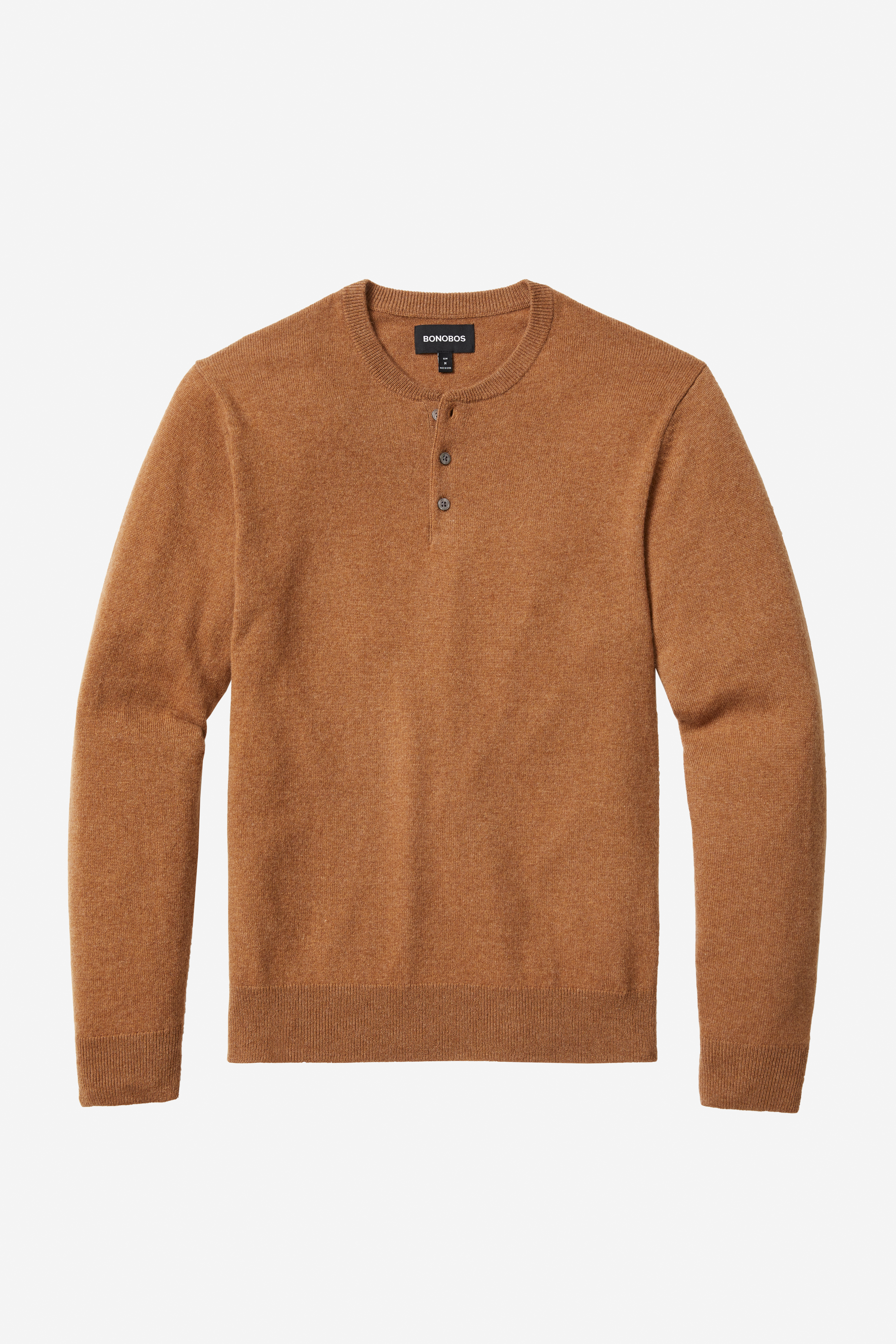 Men's Cashmere Henley Sweater