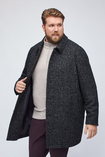 The Italian Wool Car Coat Extended Sizes