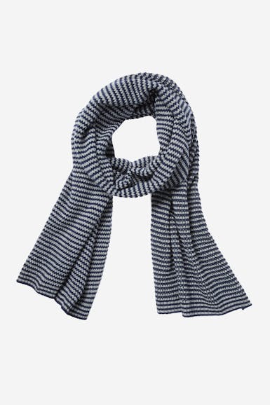 Wool Cashmere Waffle Knit Scarf