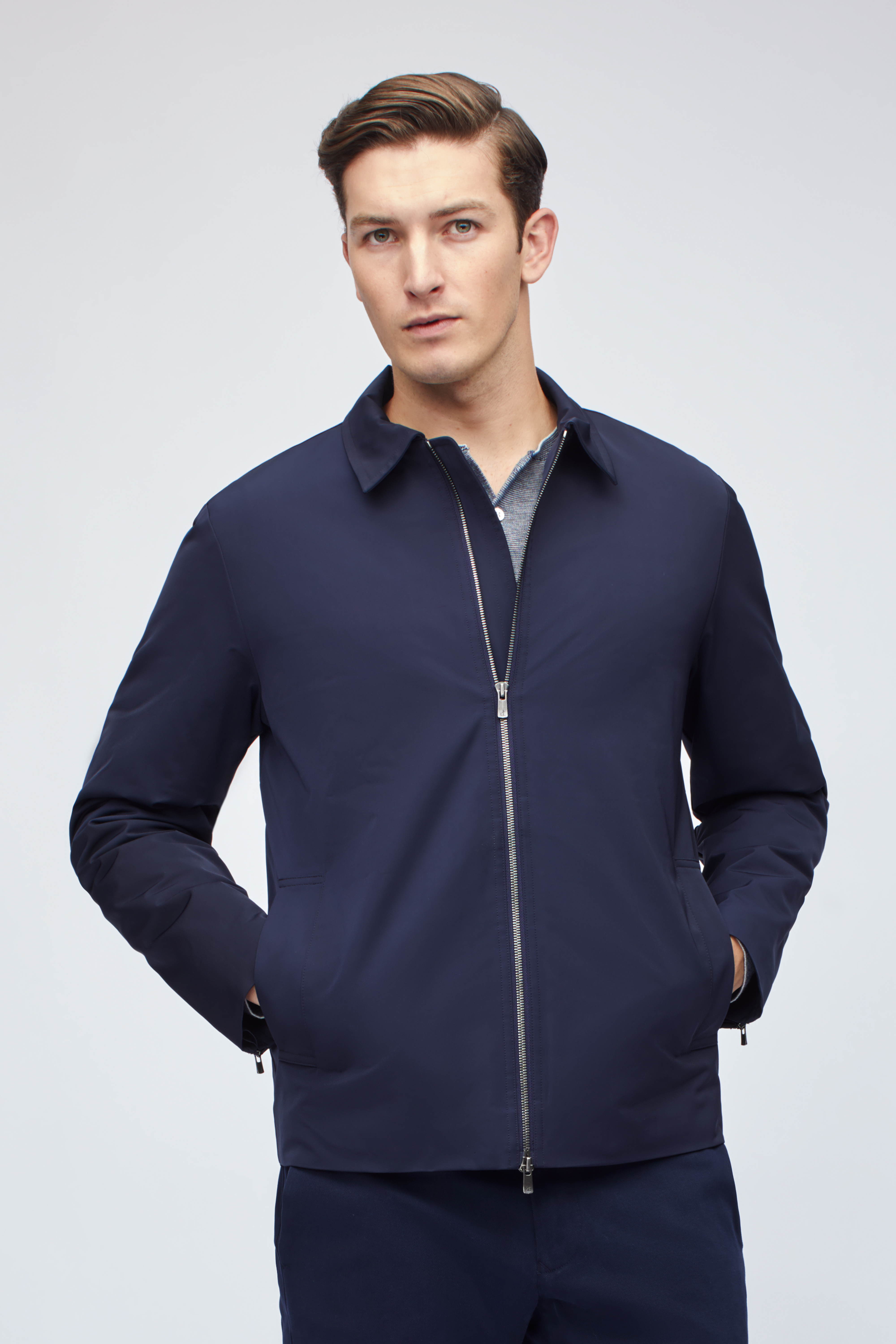 Nylon Full-Zip Jacket