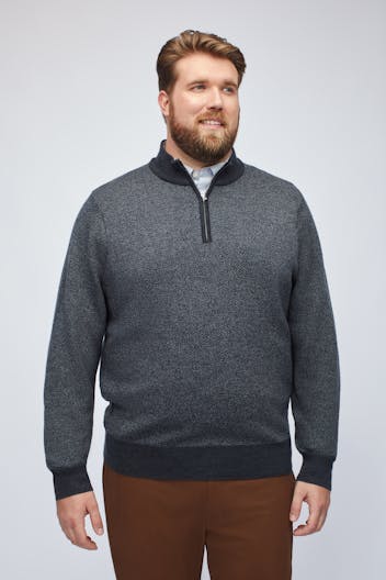 Merino Half-Zip Sweater Extended Sizes