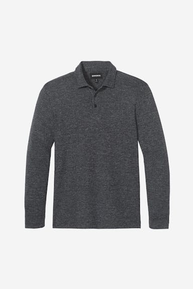 Herringbone Long Sleeve Polo