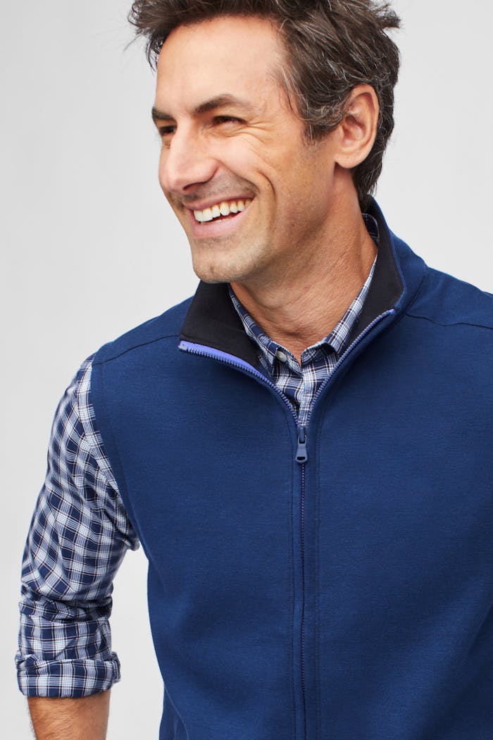 Daily Grind Fleece Zip Vest Bonobos