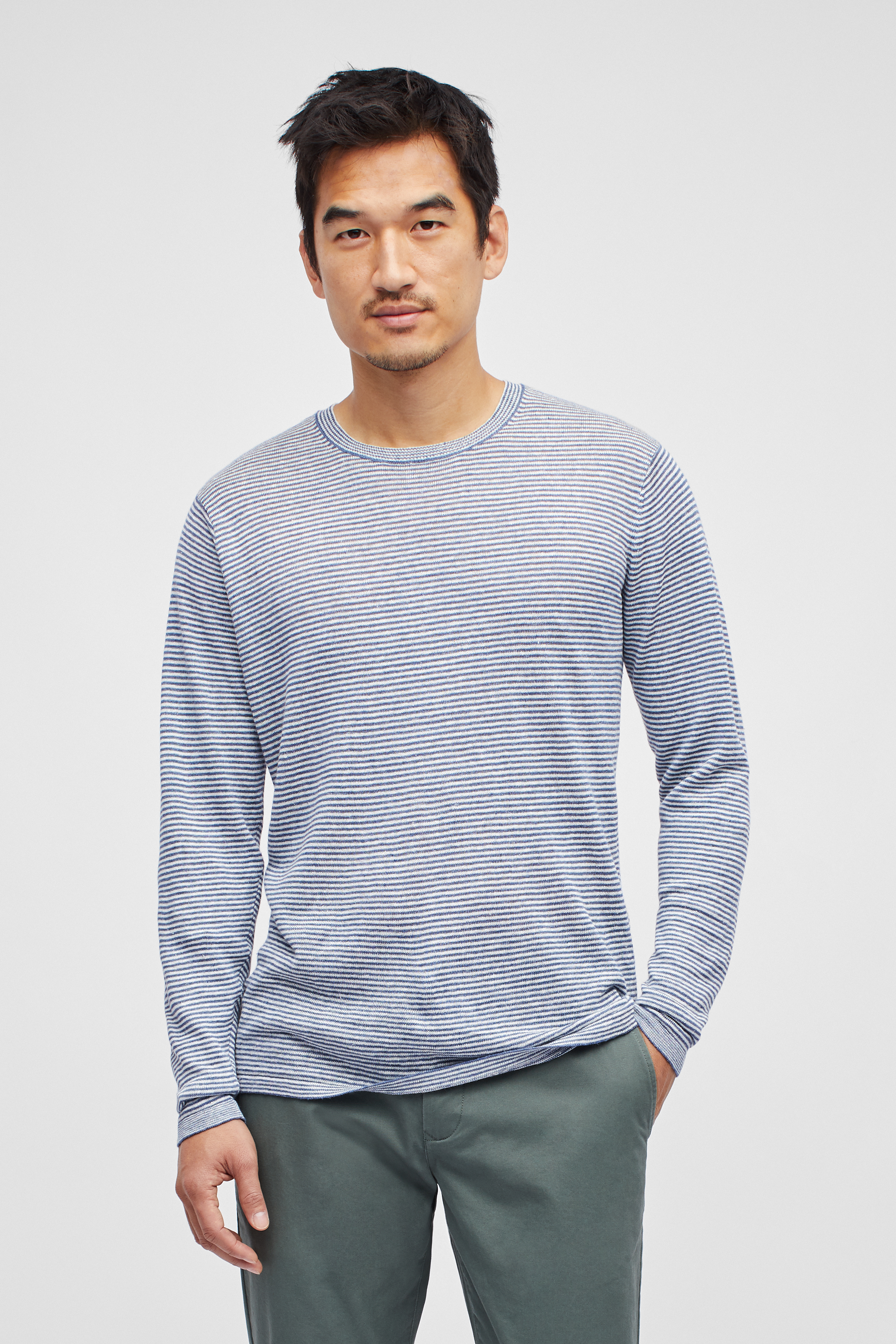 Linen Sweater Tee: Lightweight