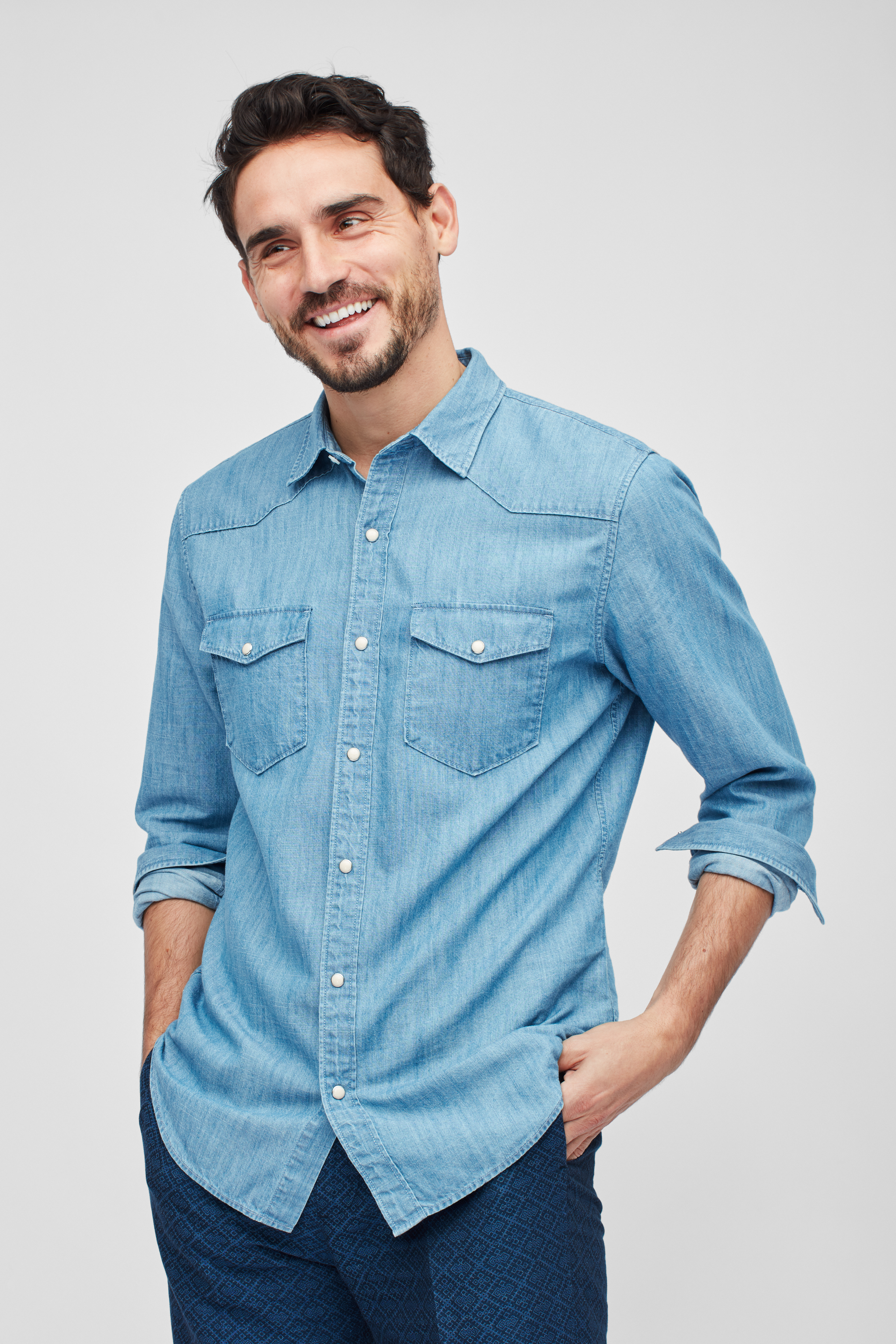 Denim Western Shirt