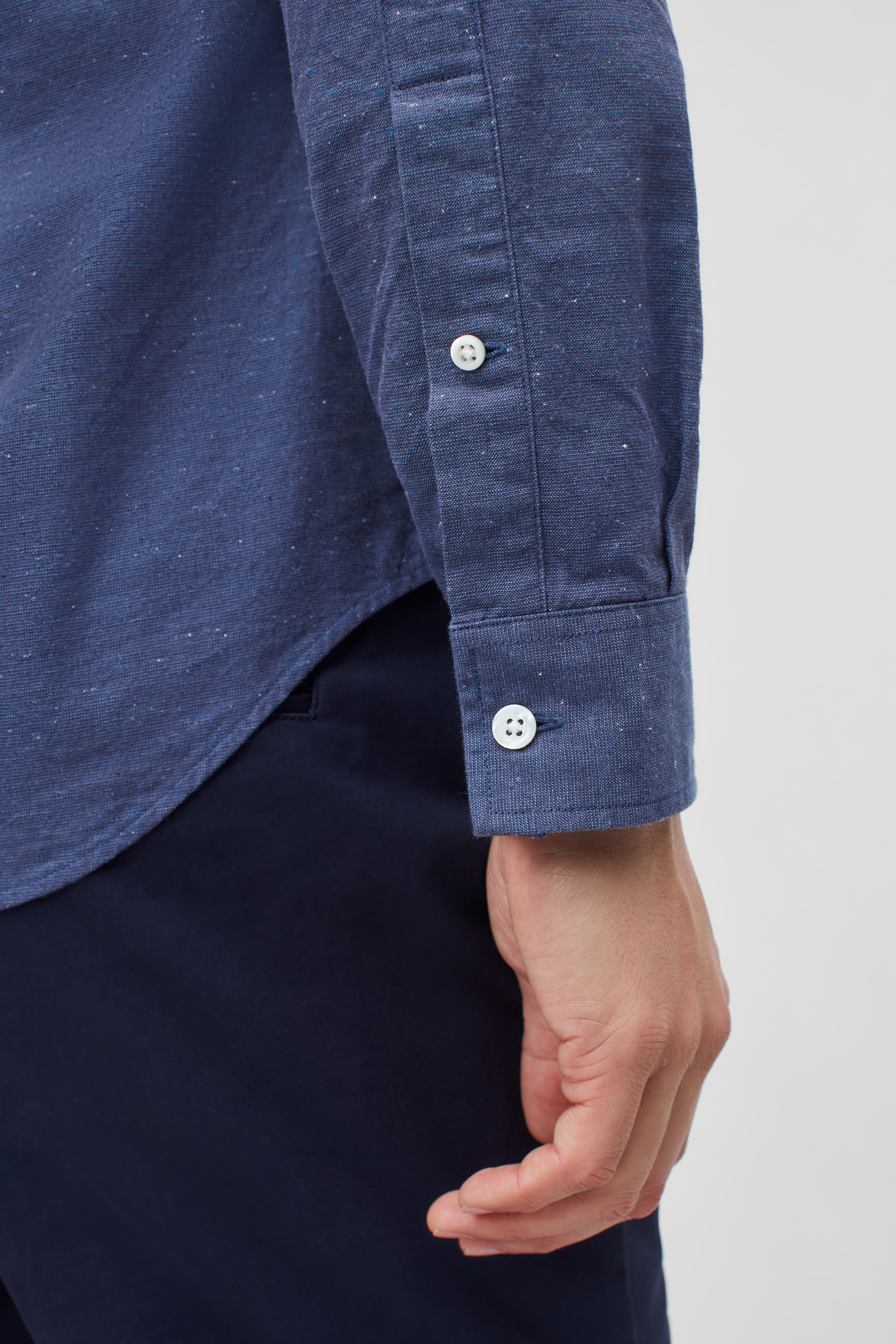 Textured Double Pocket Shirt