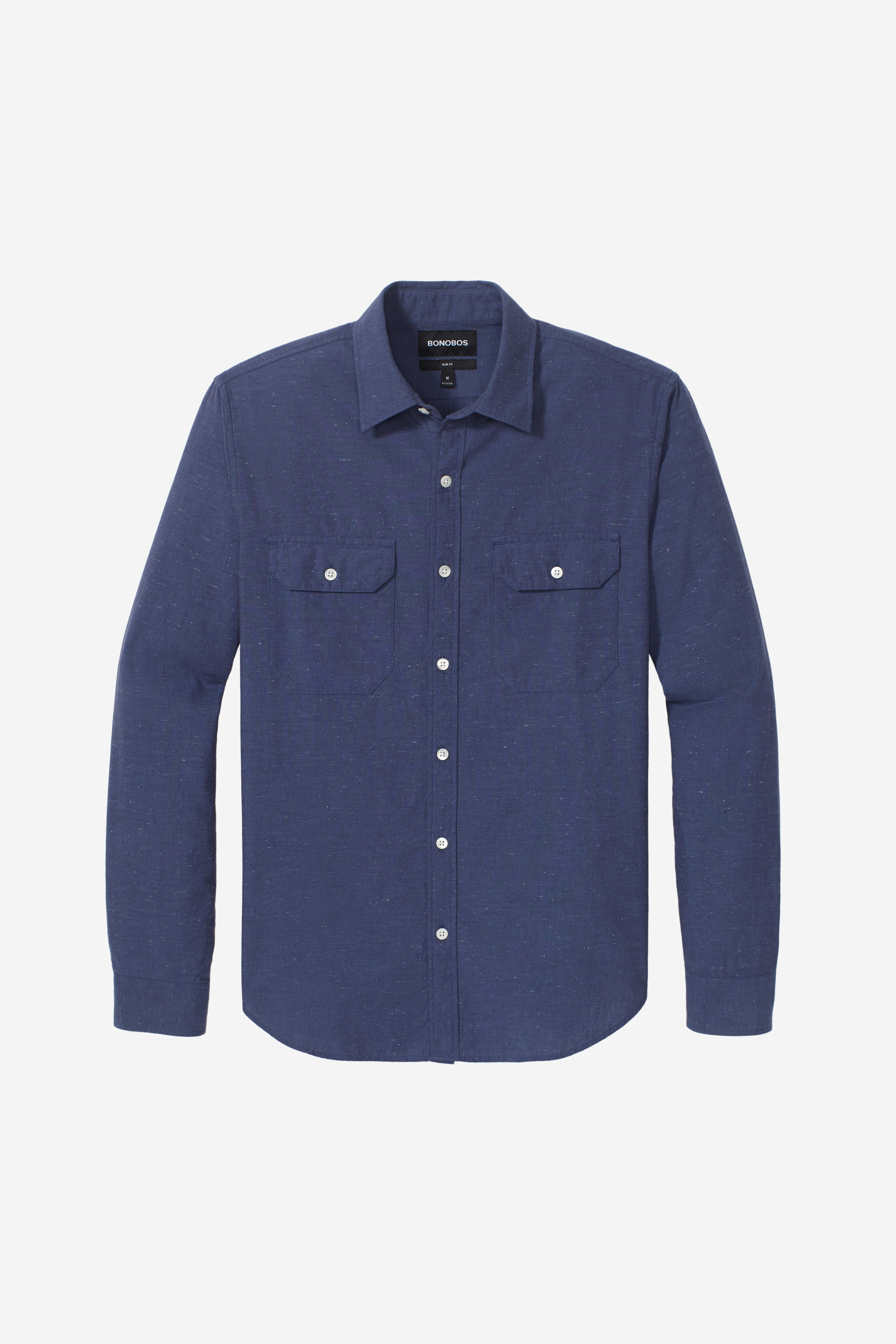 Textured Double Pocket Shirt