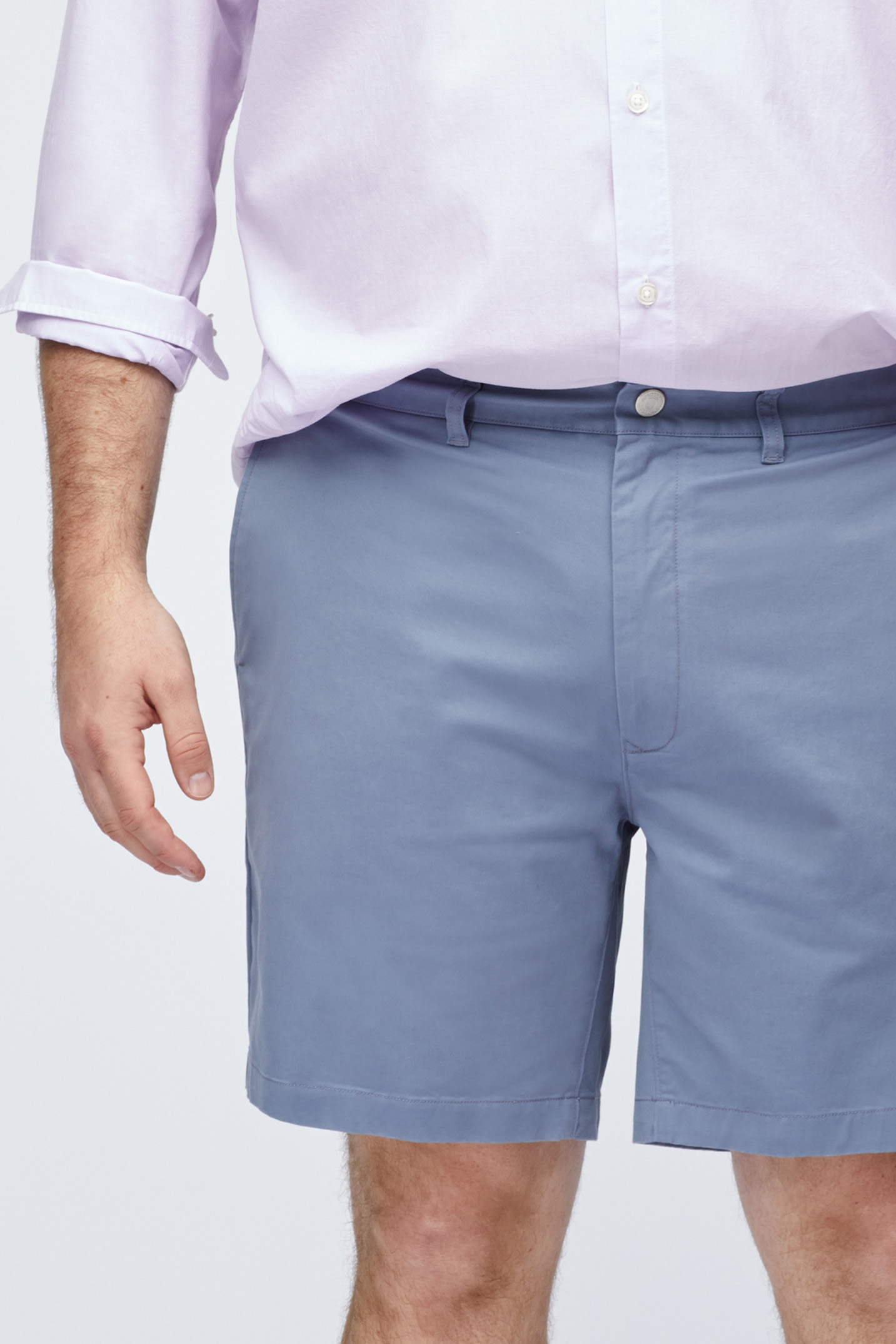 Stretch Washed Chino Shorts Extended Sizes