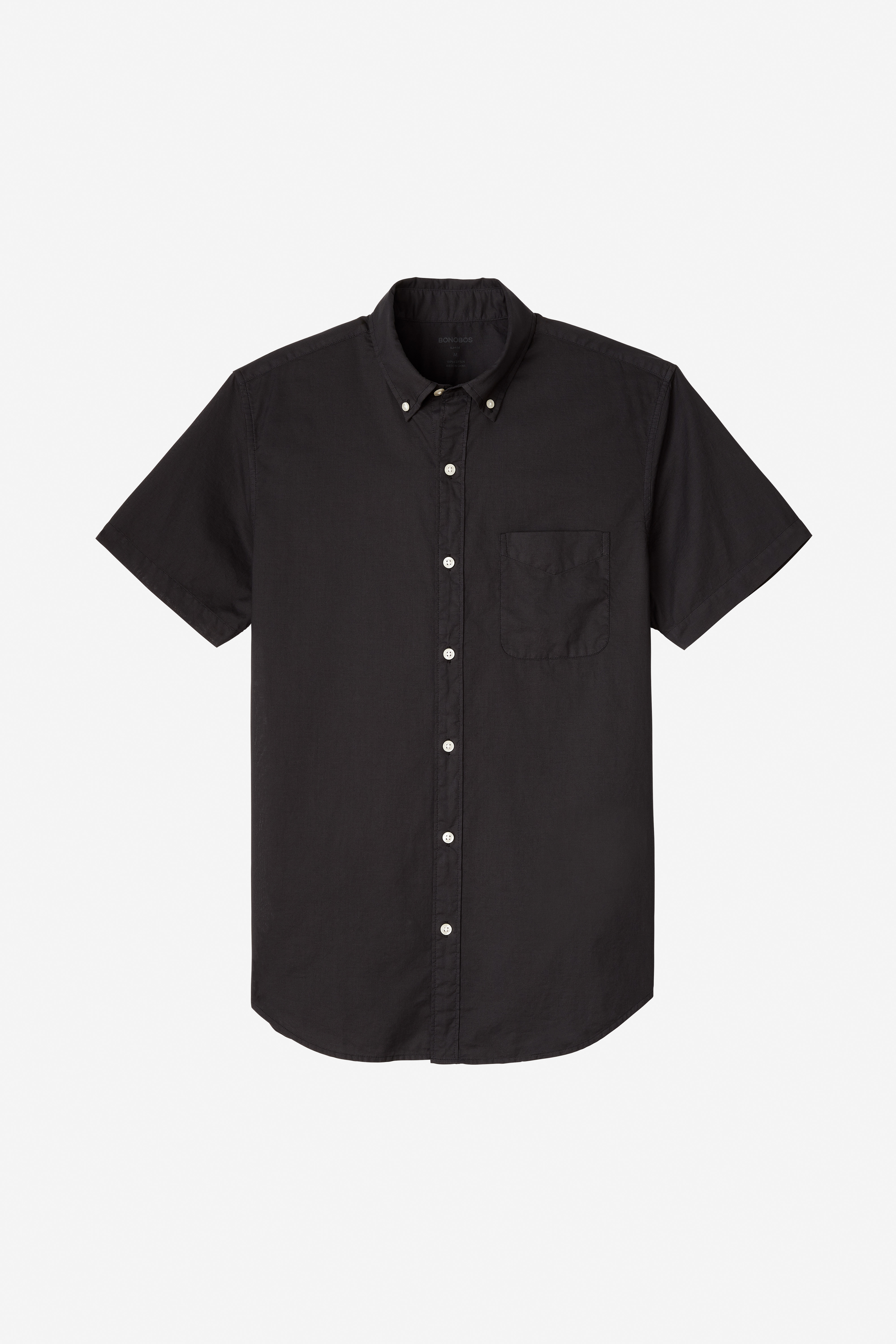 plain black button up shirt