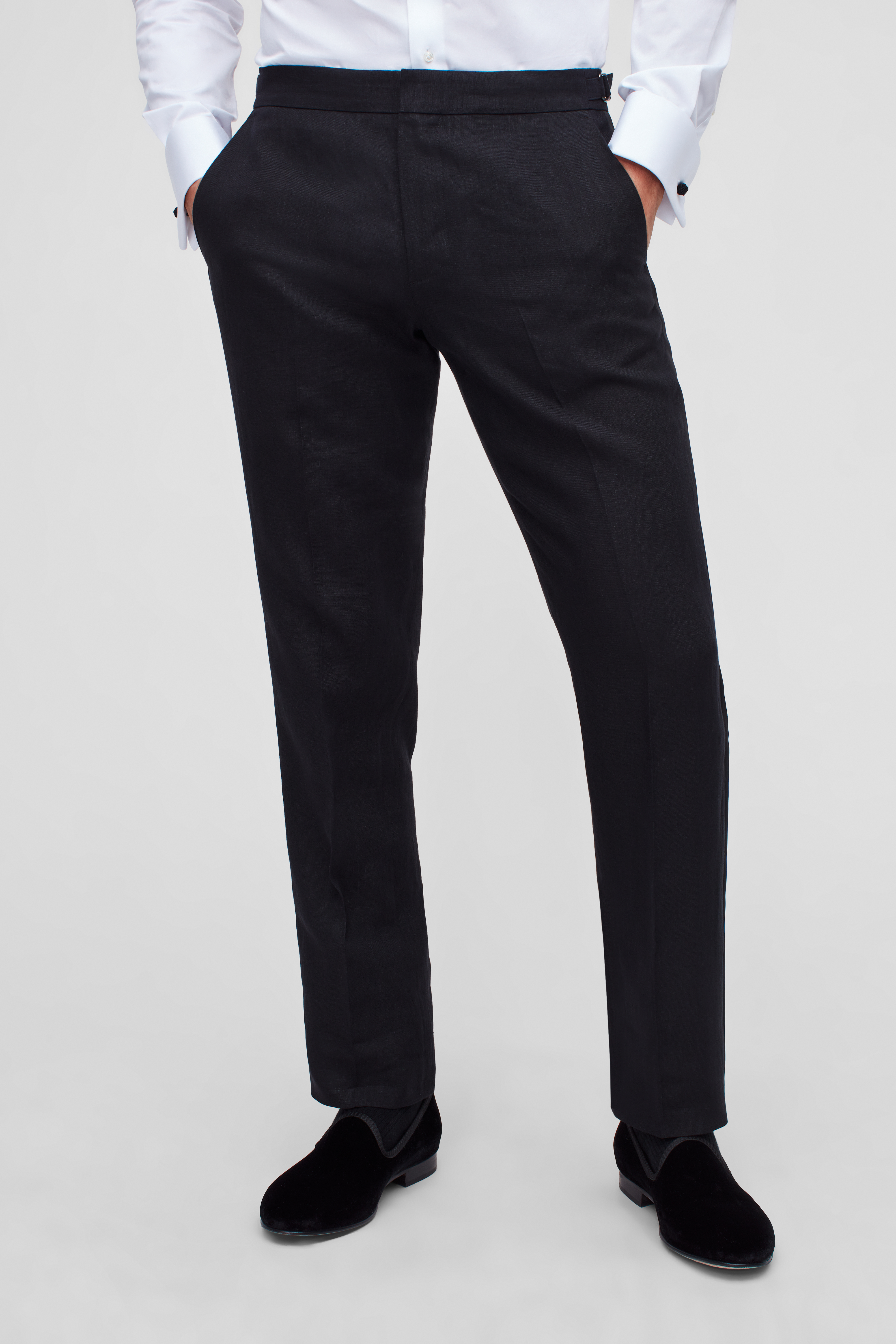 Capstone Stretch Italian Linen Tuxedo Pant