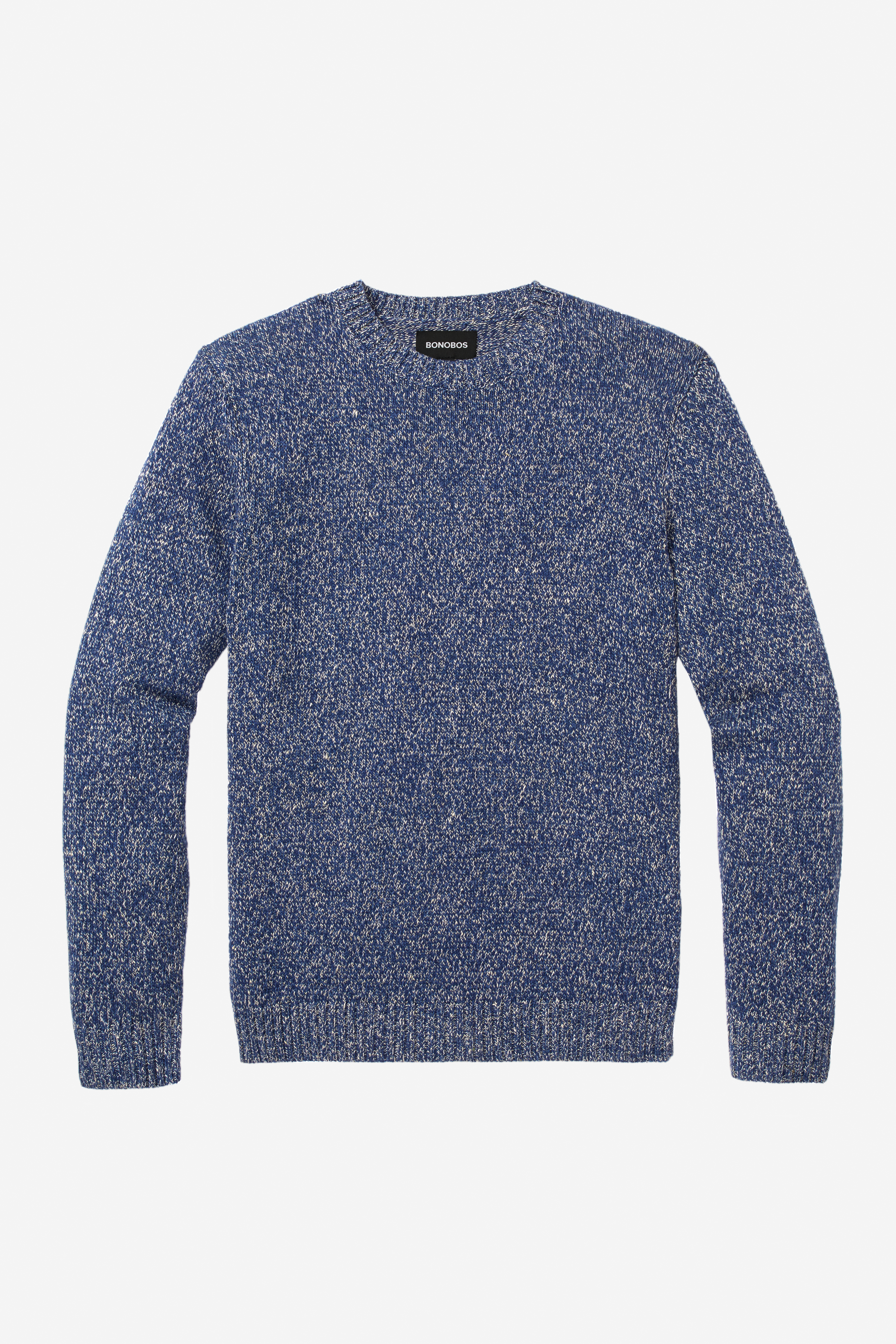 Linen Blend Marl Crew