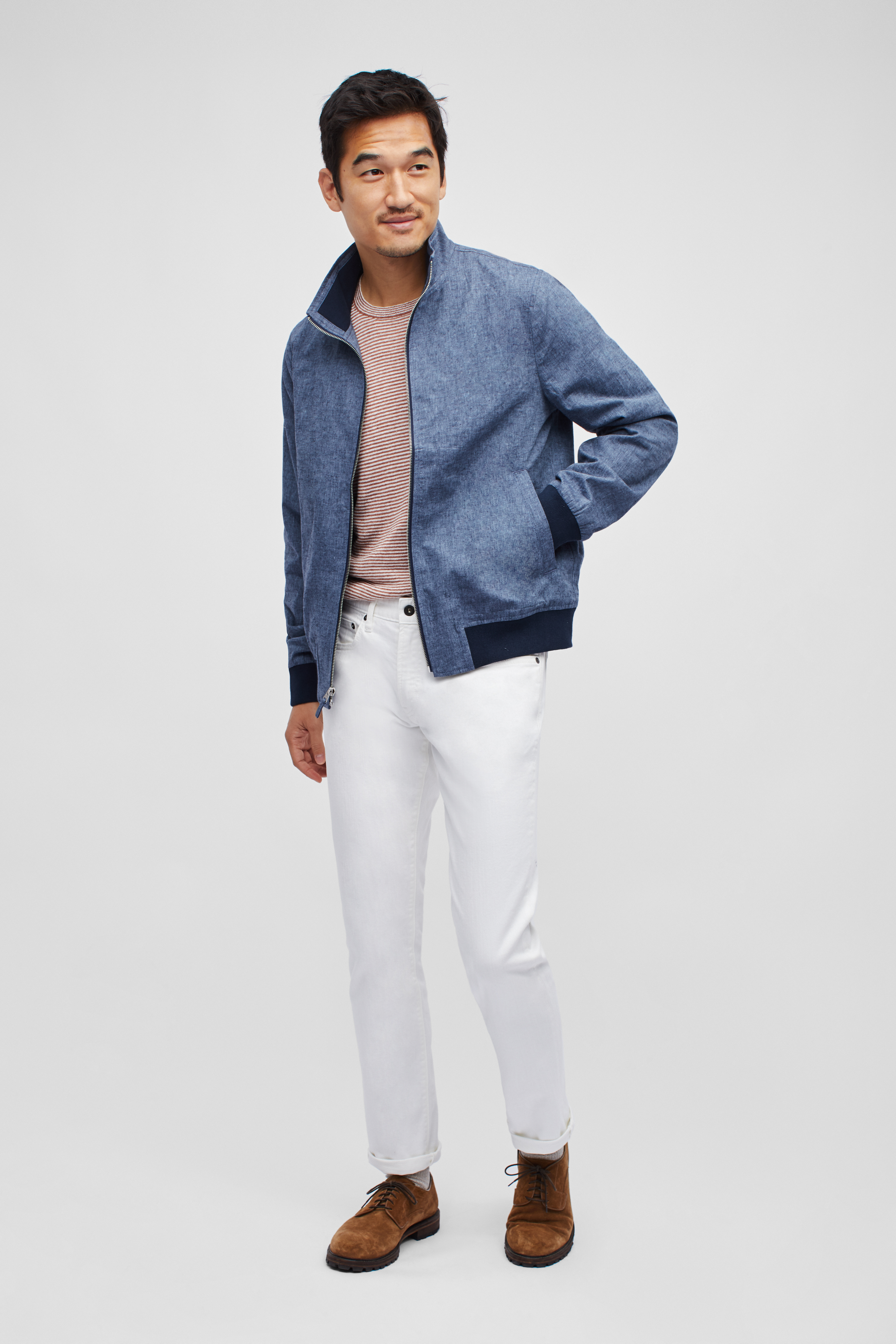 The Chambray Bomber Jacket