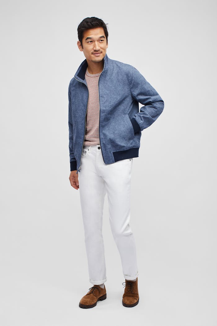 The Chambray Bomber Jacket Bonobos
