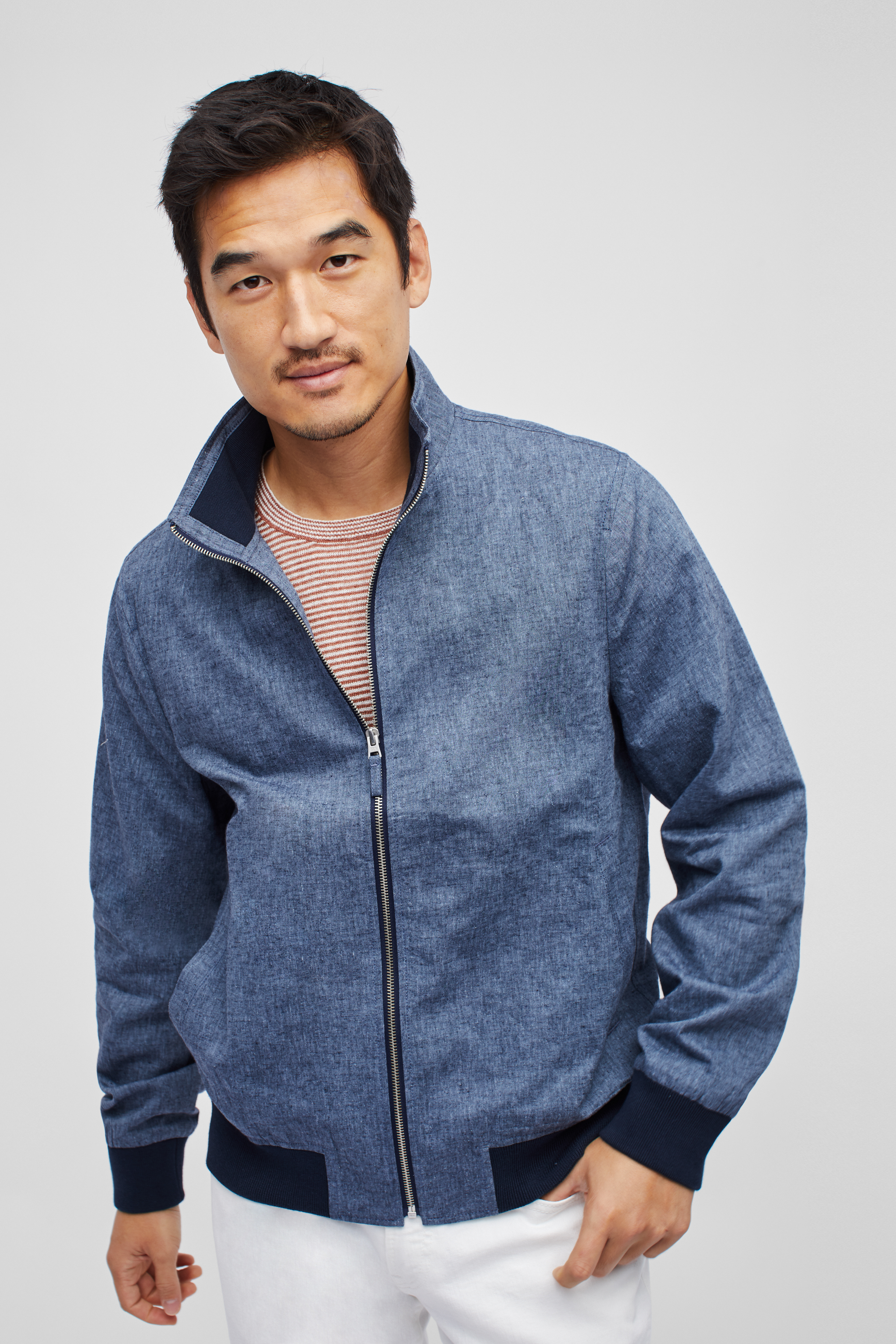 The Chambray Bomber Jacket