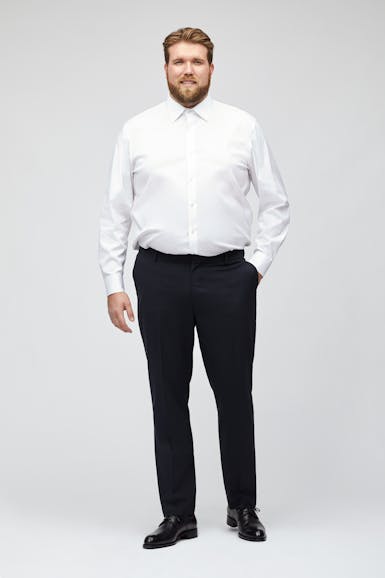 Italian Stretch Wool Dress Pants Extended Sizes