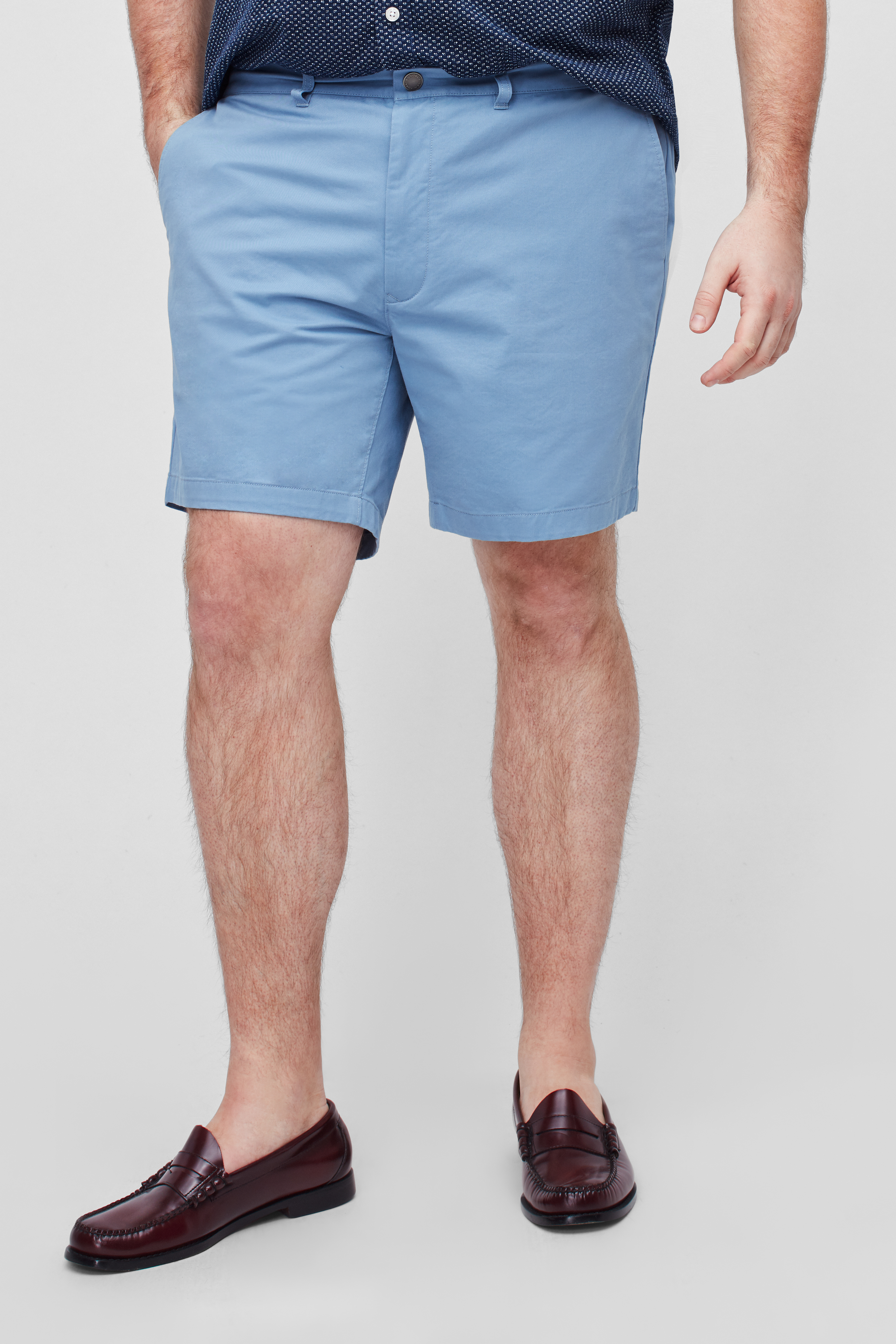 Stretch Washed Chino Shorts Extended Sizes