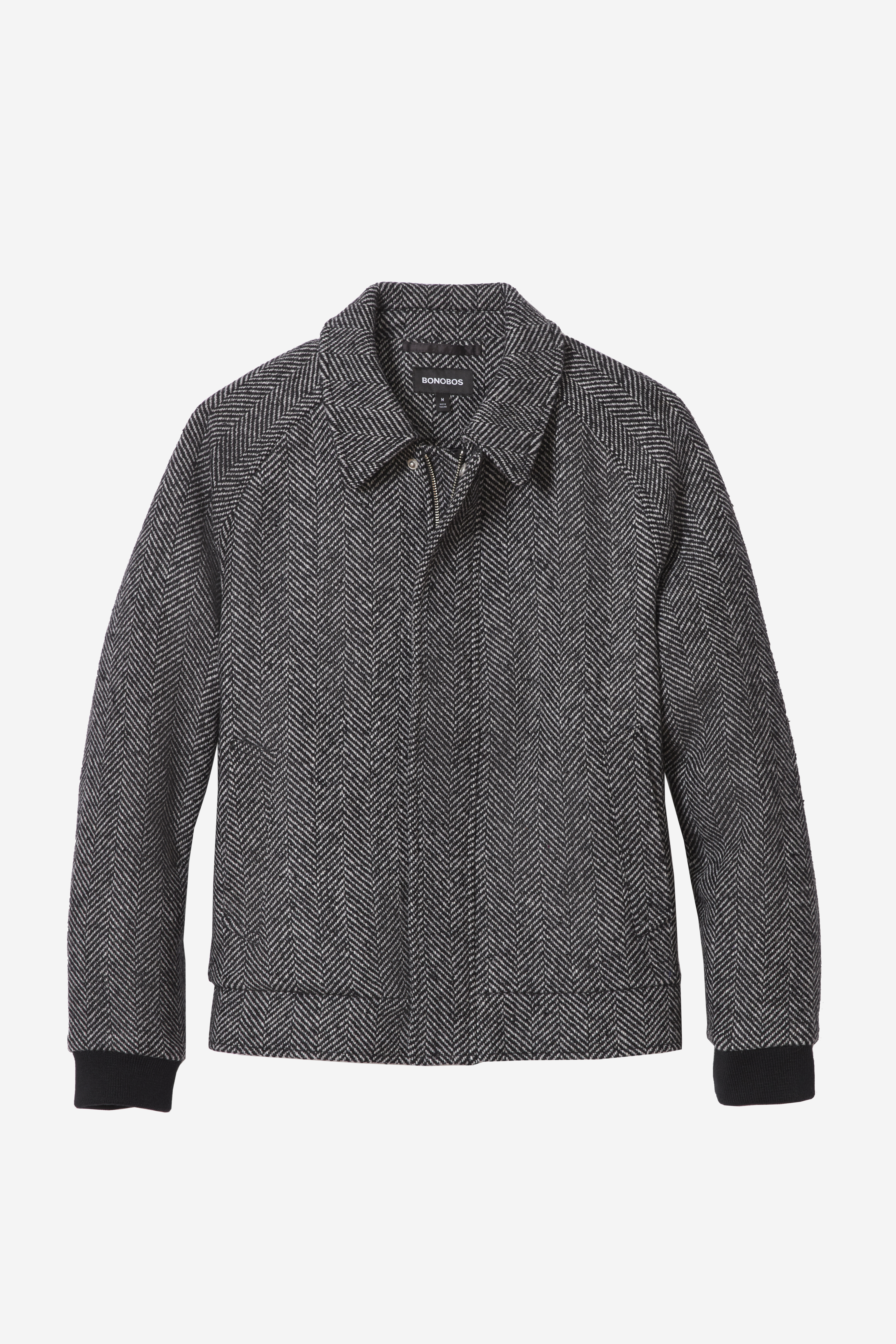 Bonobos quilted herringbone shirt on sale jacket