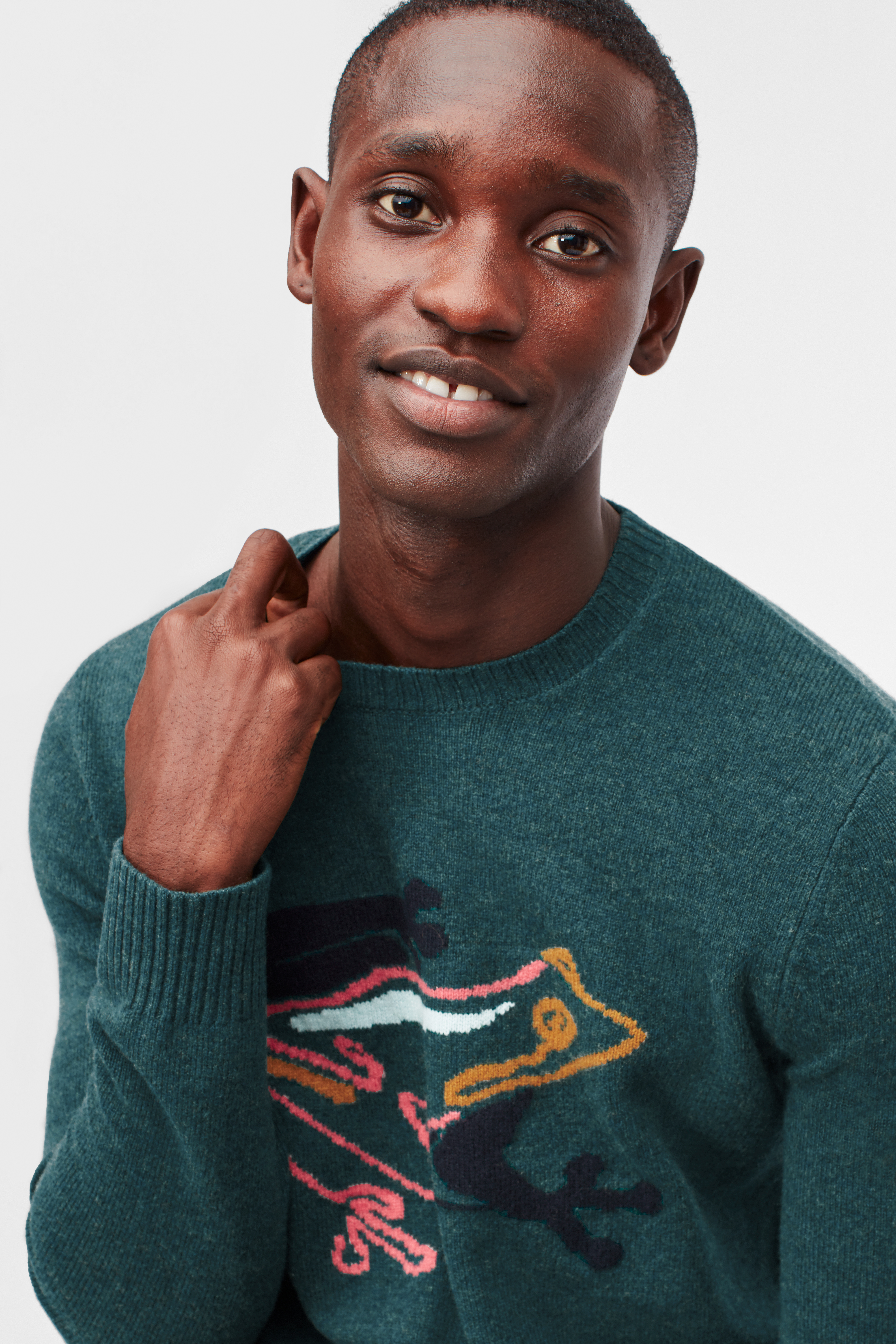 Merino Frog Crew Neck Sweater