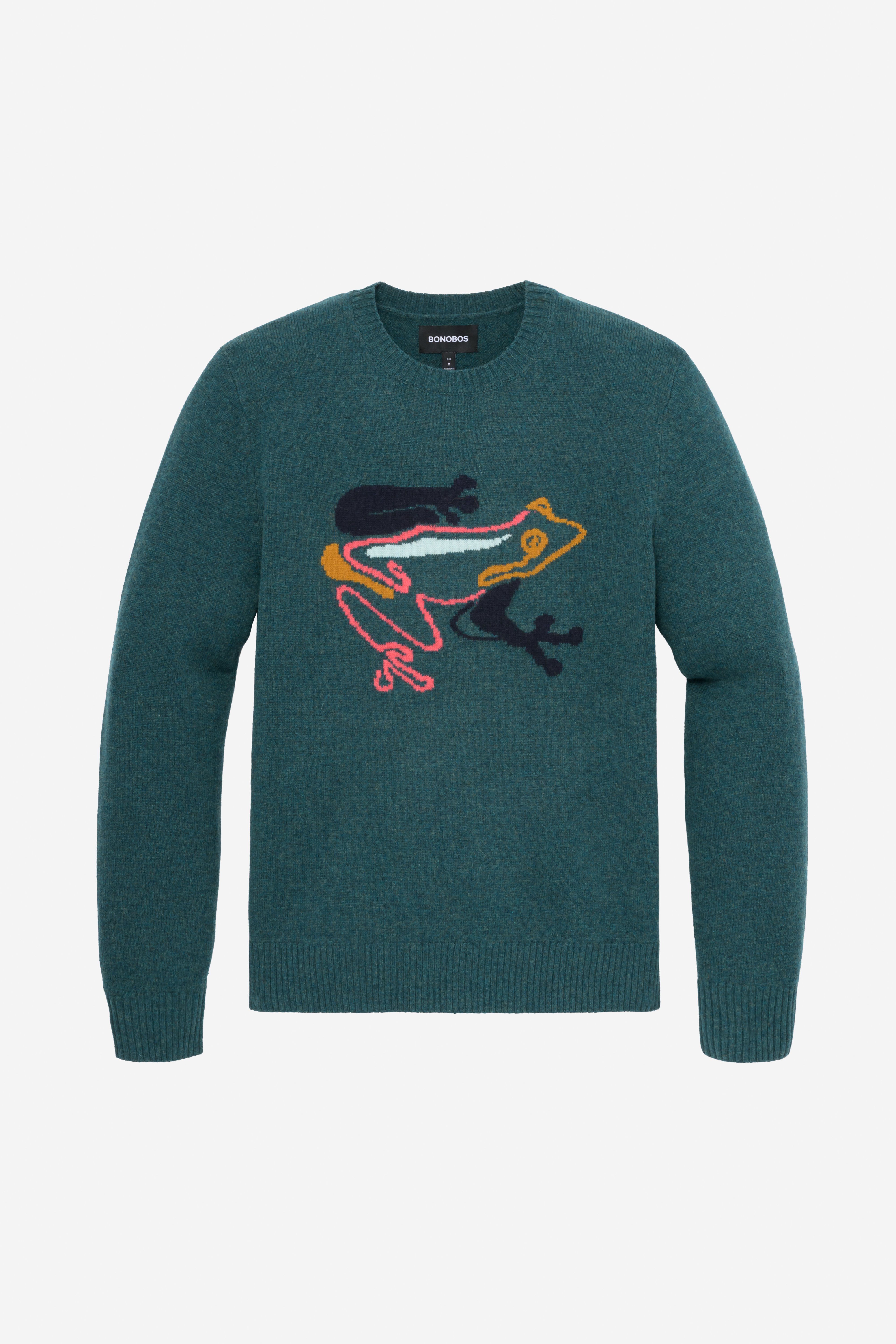 Merino Frog Crew Neck Sweater