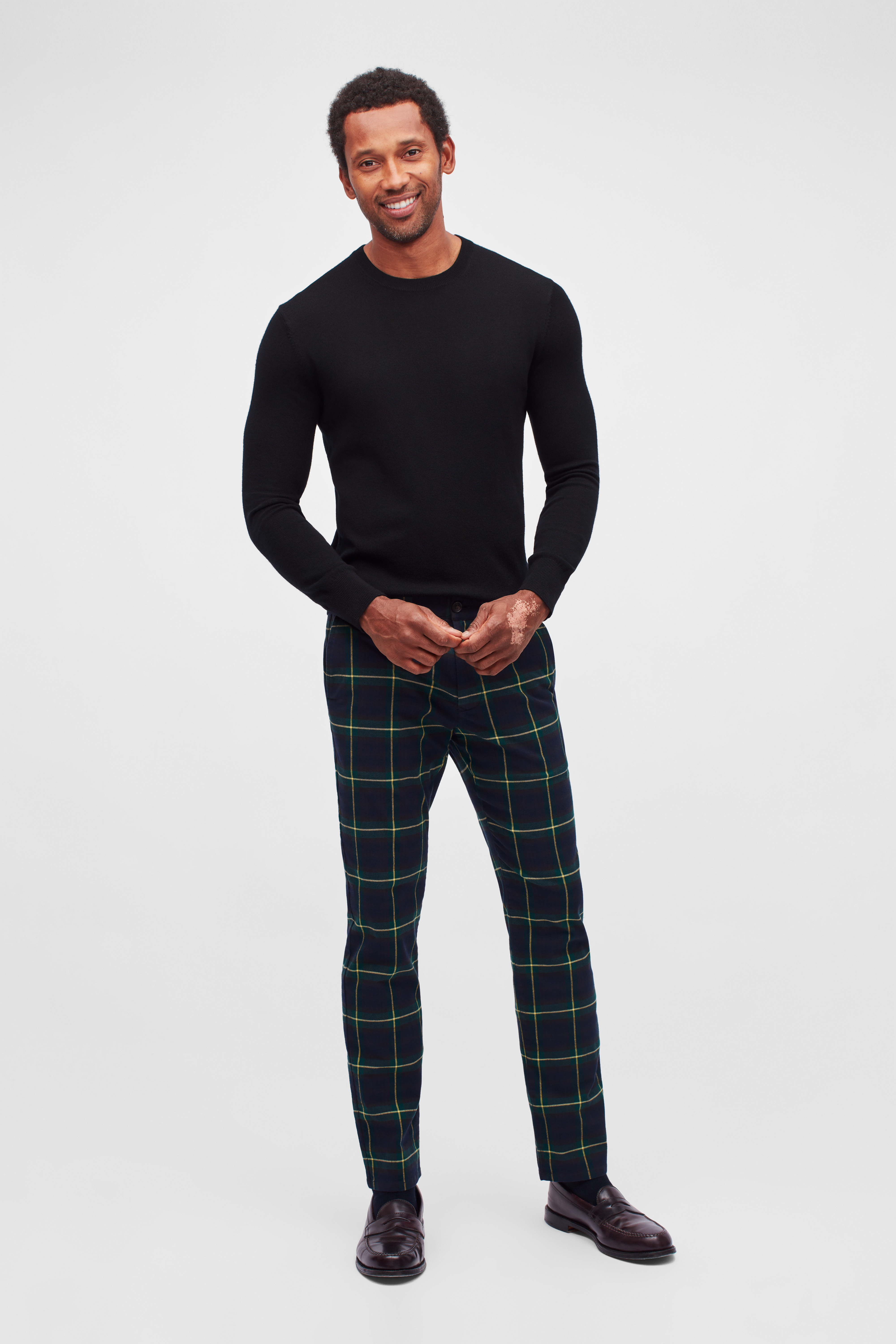 Holiday Tartan Stretch Chinos