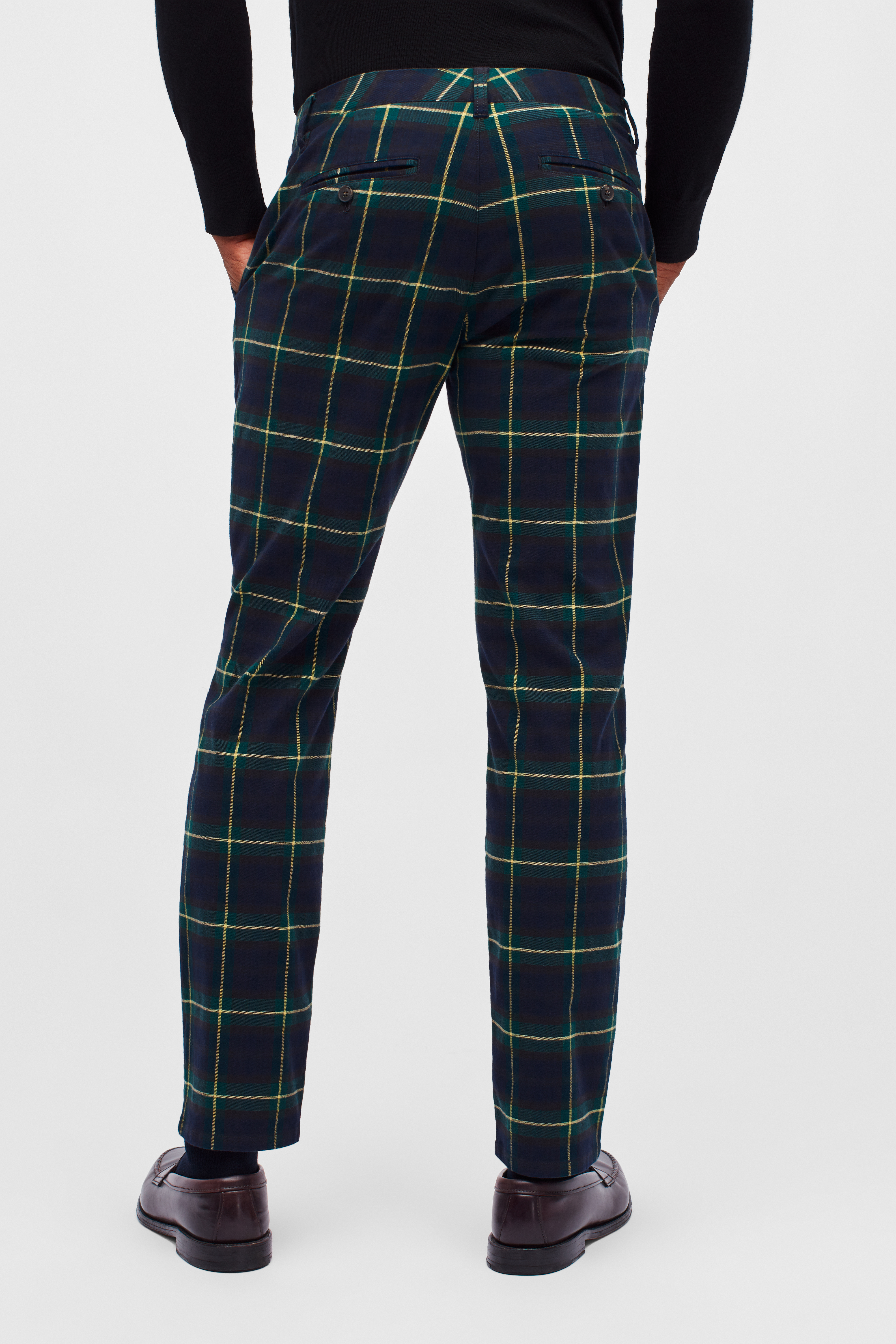 Holiday Tartan Stretch Chinos