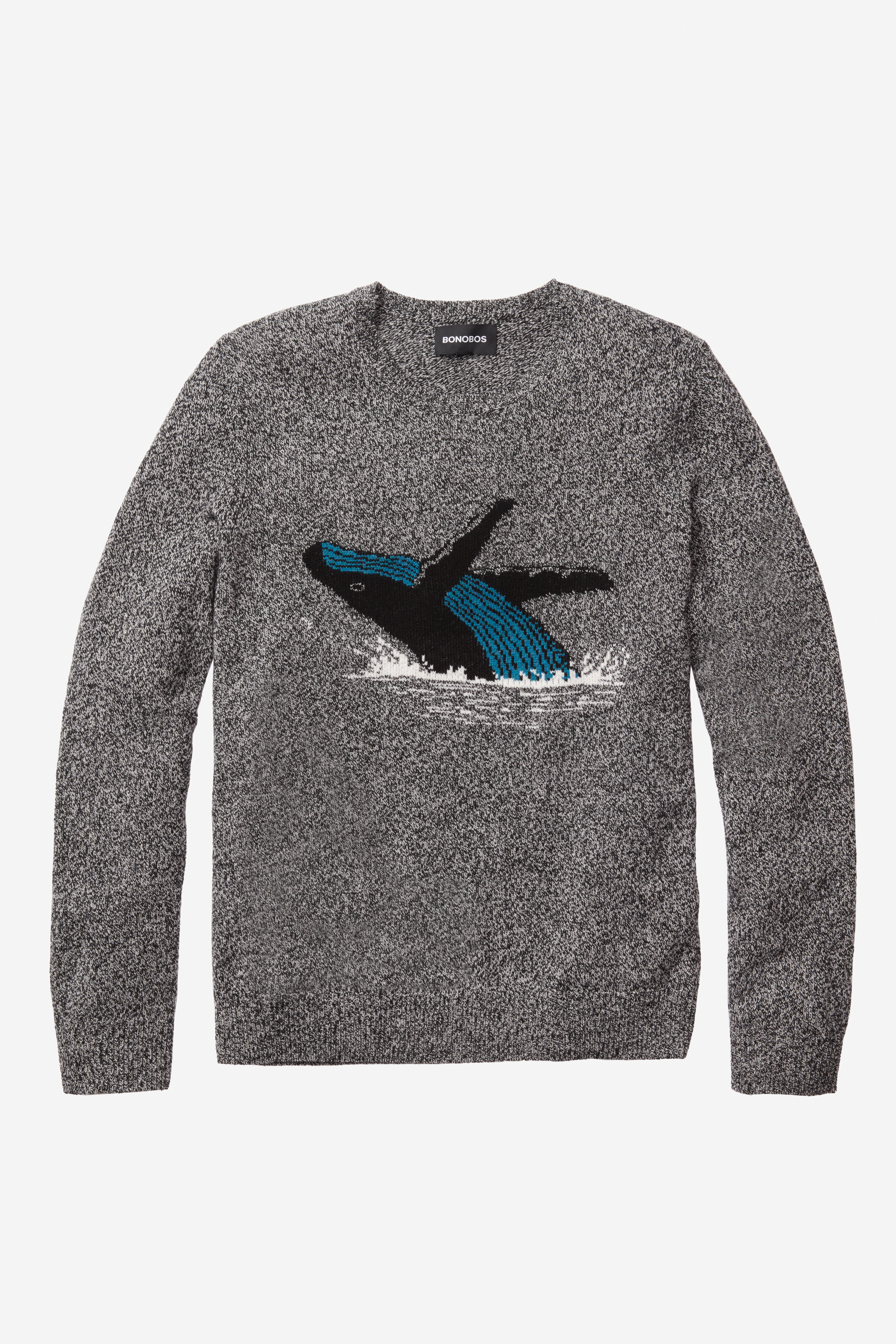 Whale Crew Neck Sweater