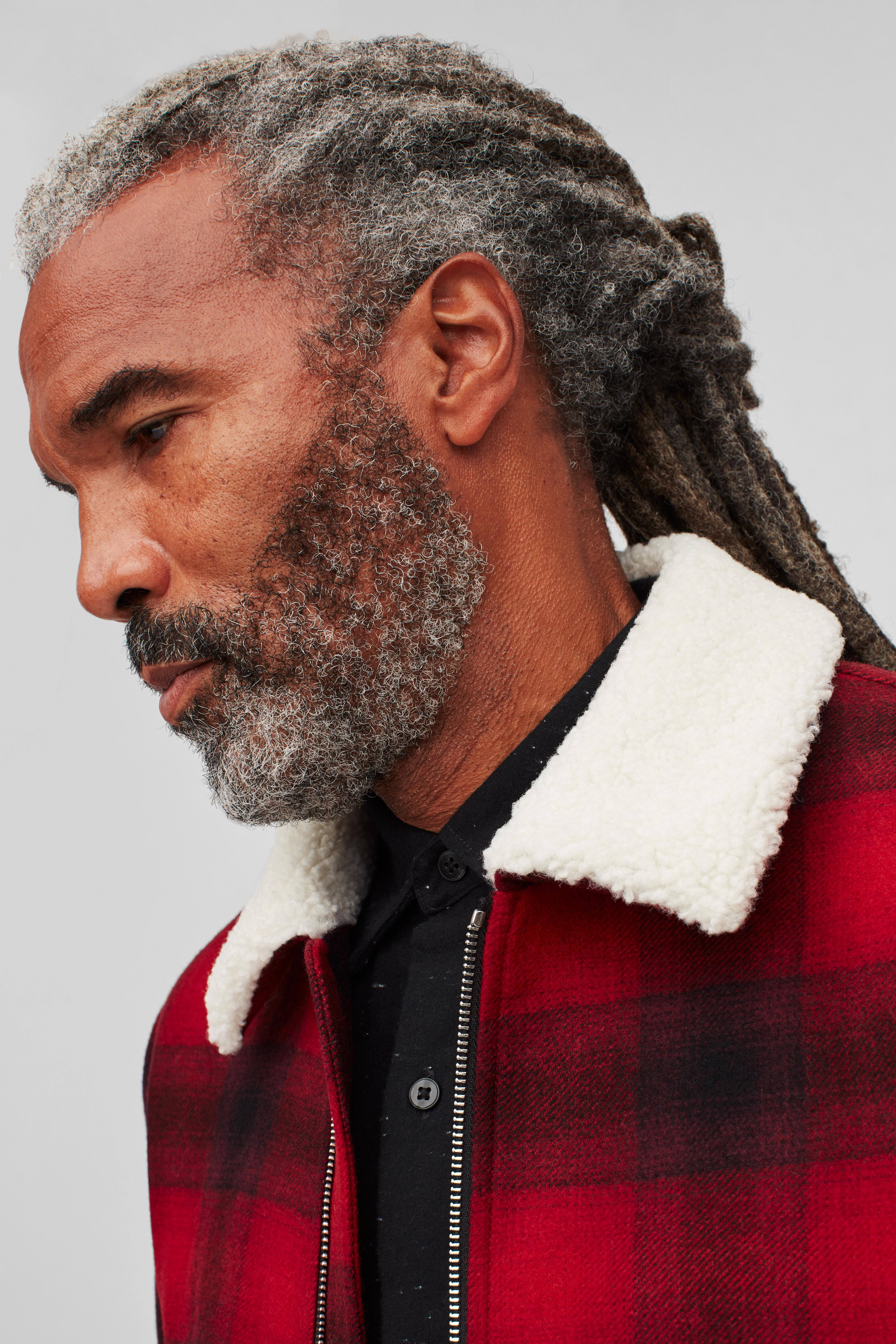 Sherpa Collar Wool Bomber