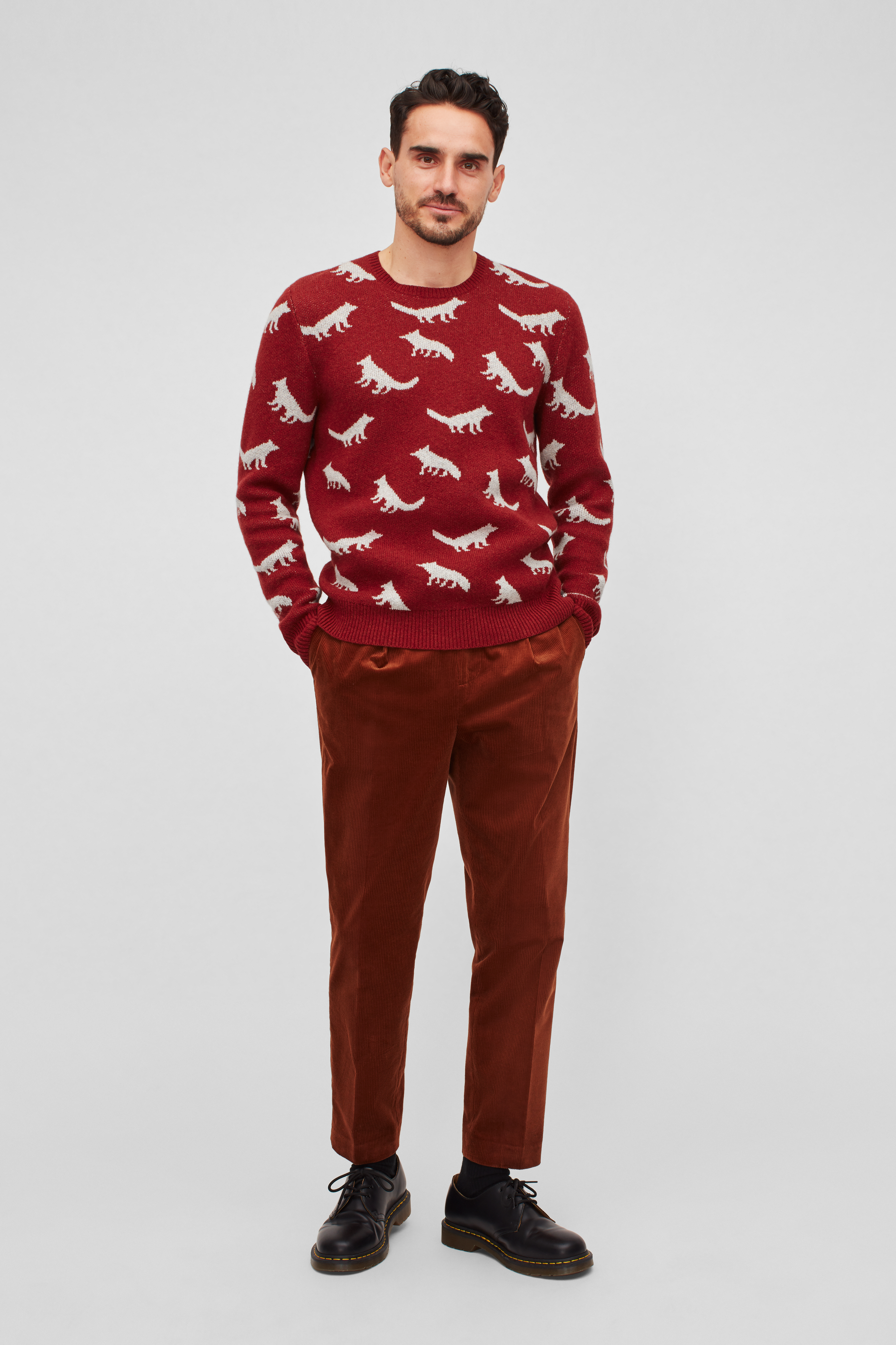 Fox Crew Neck Sweater