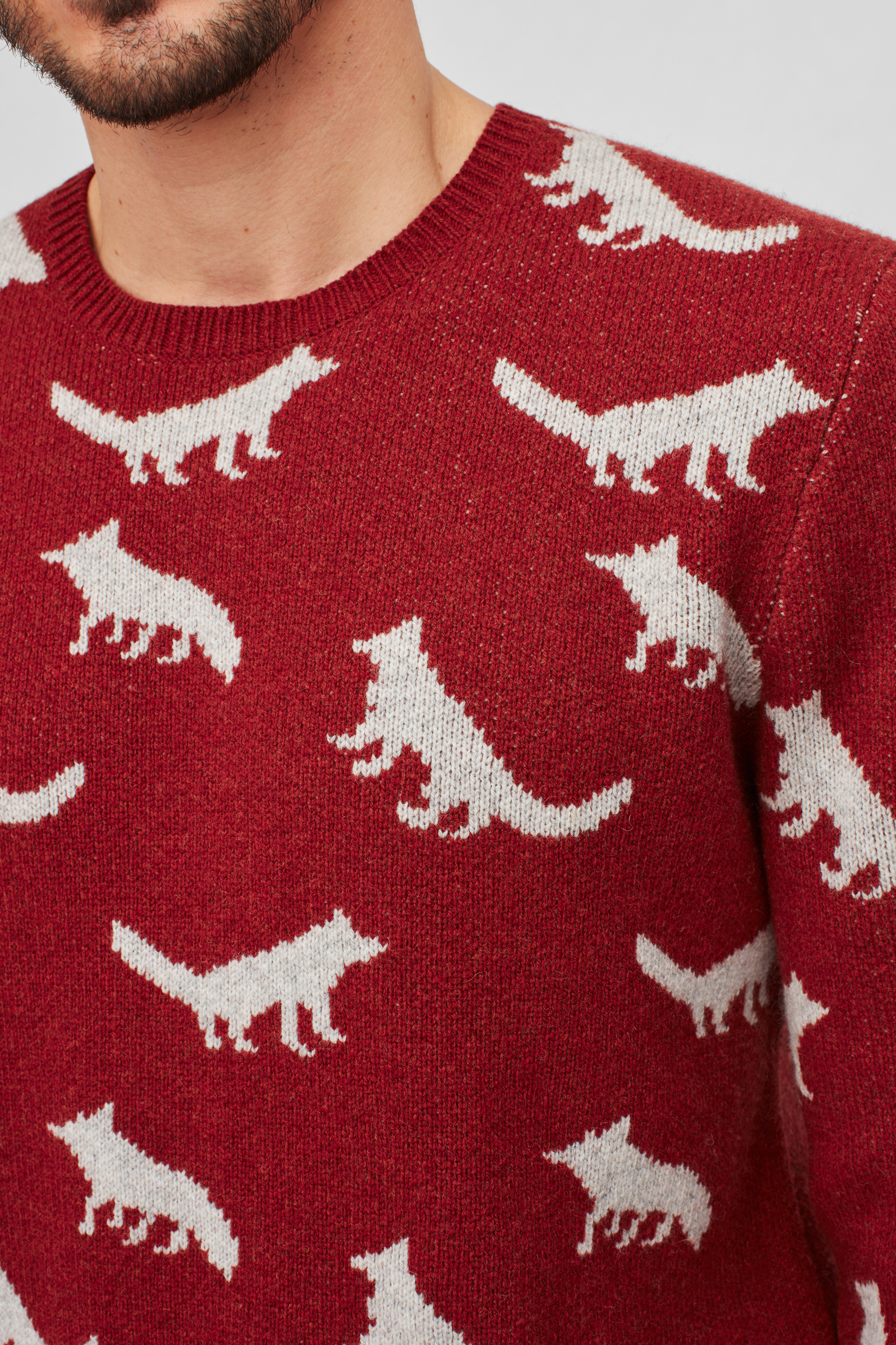 Fox Crew Neck Sweater