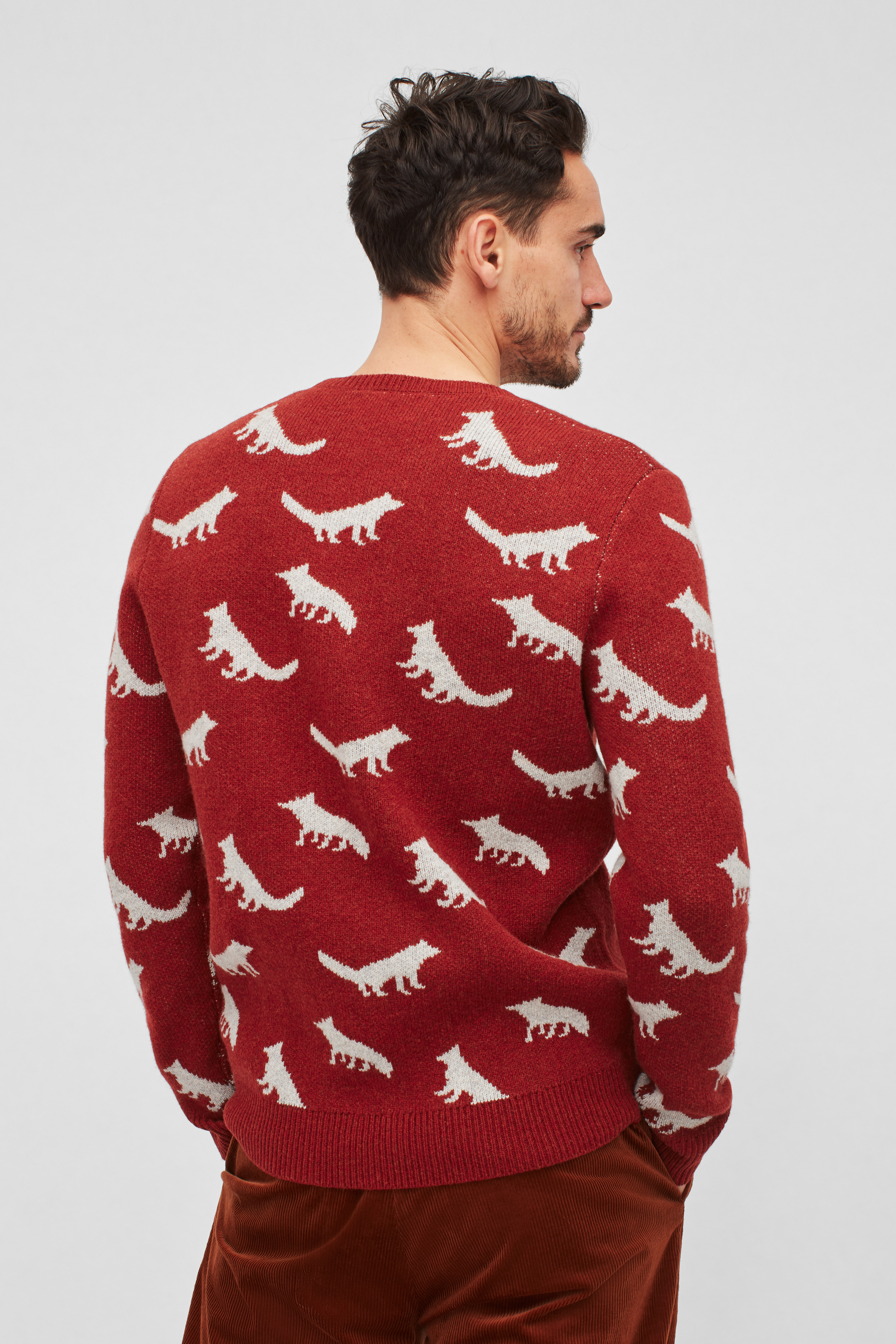 Fox Crew Neck Sweater