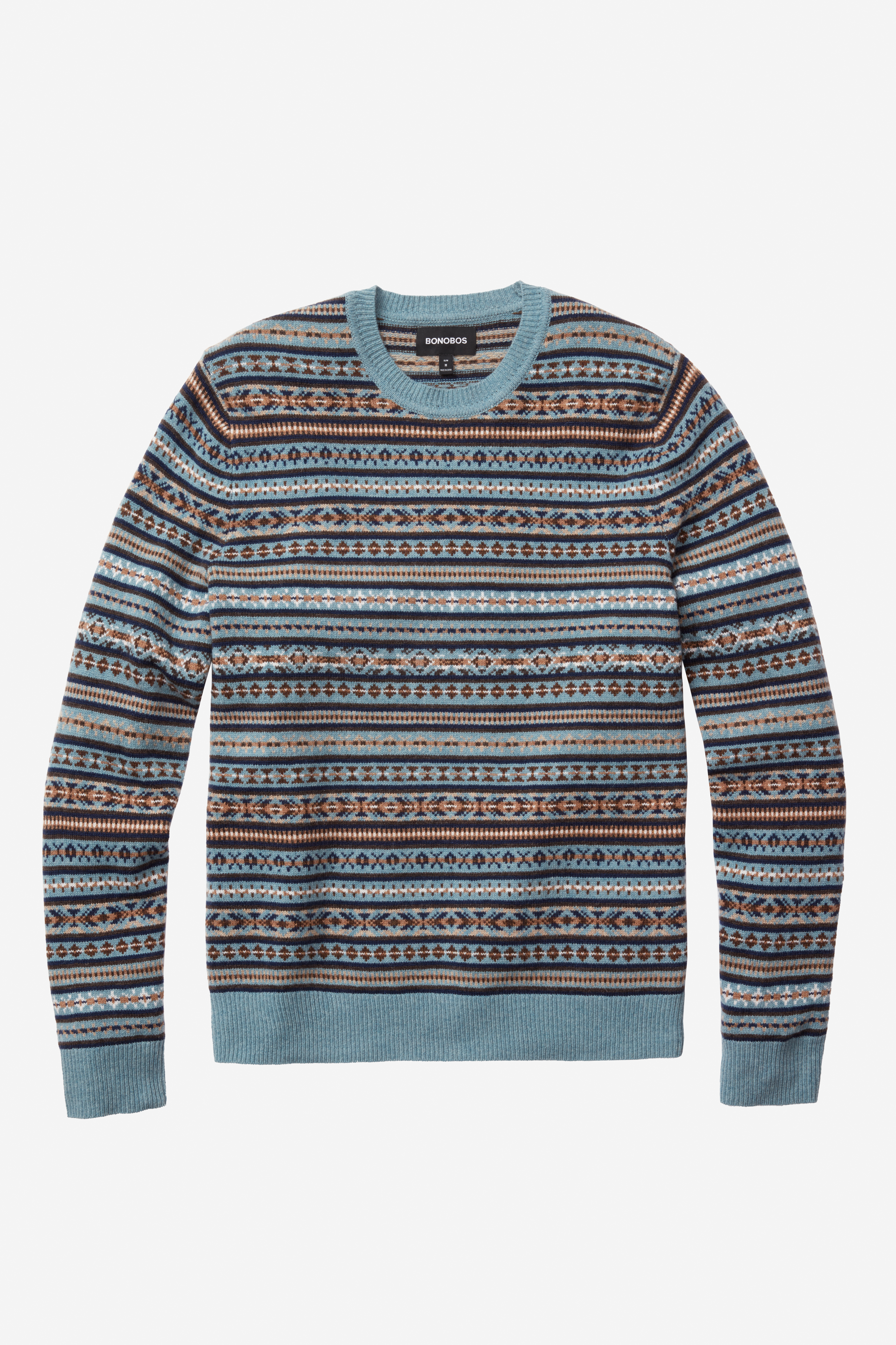 Fair Isle Crew Neck Sweater